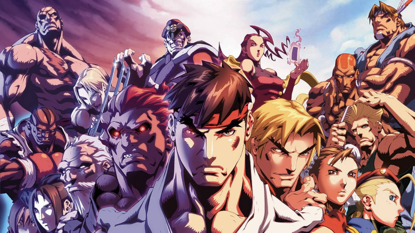 Good And Evil Street Fighter Desktop Background