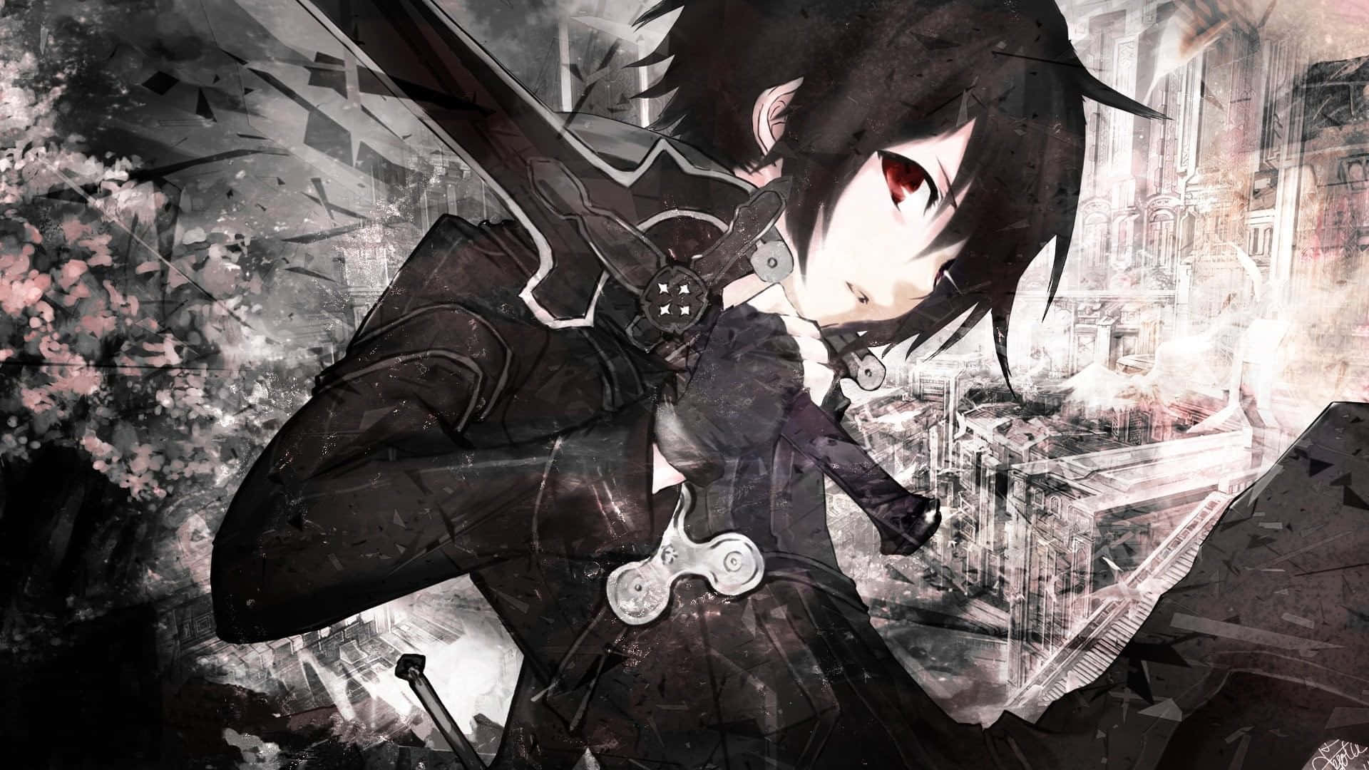 Good Anime Kirito Sword Art Online Fanart Background