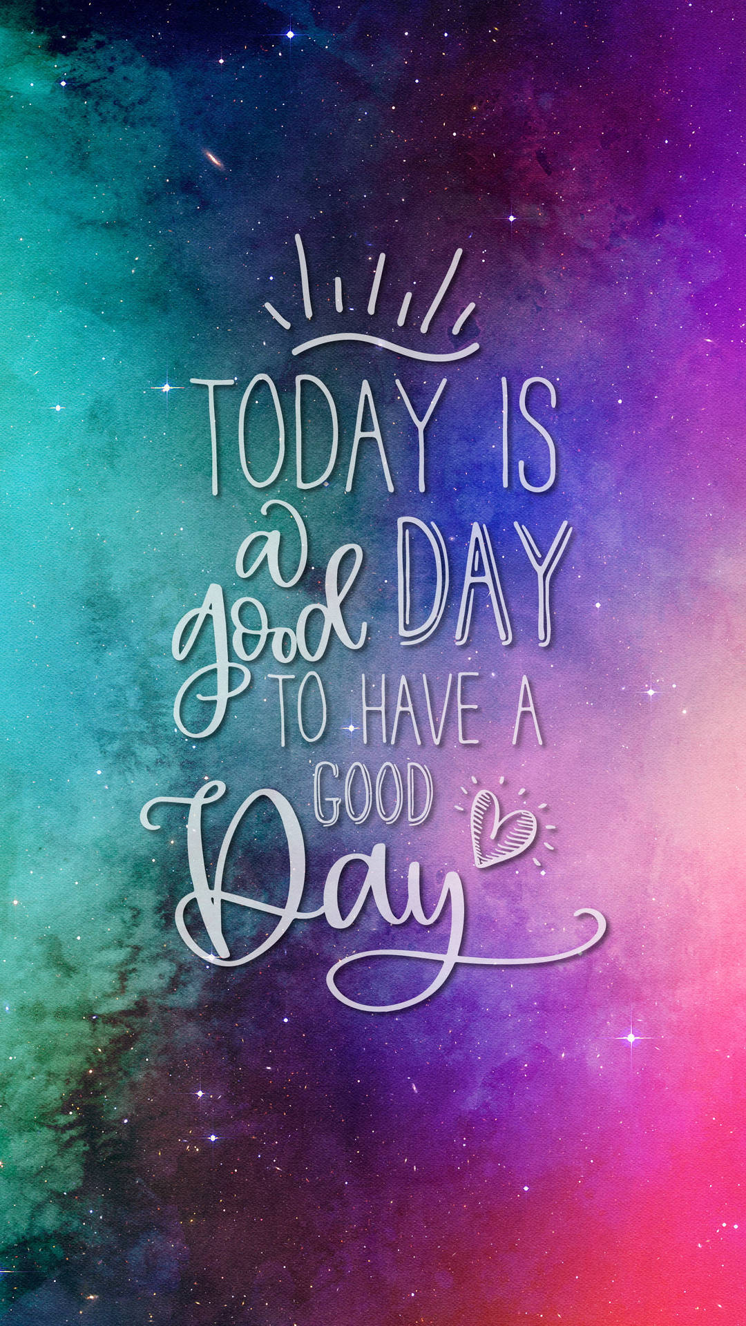 Good Day Motivational Quotes Aesthetic Background