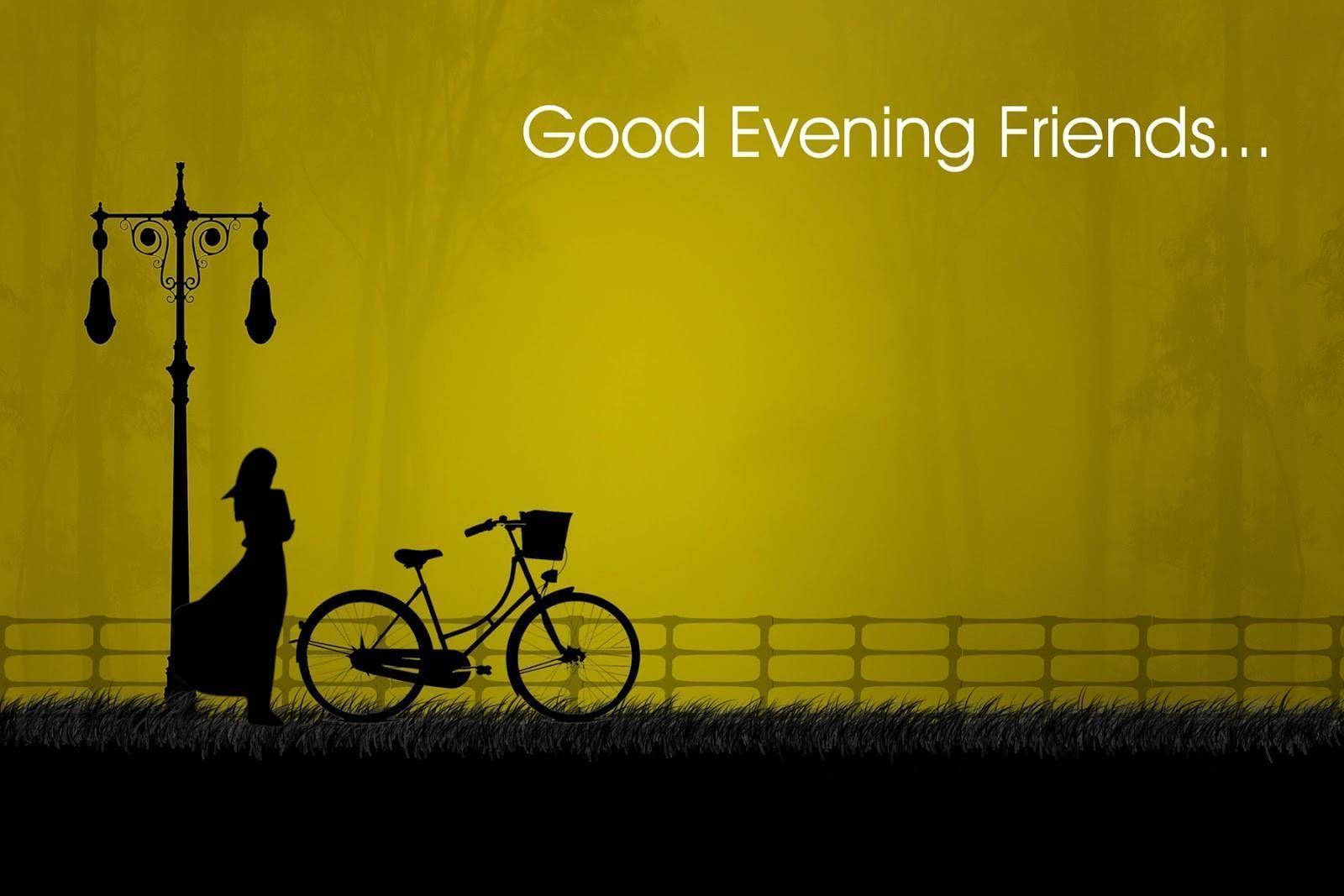 Good Evening Bicycle Background