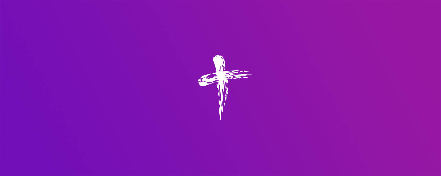 Good Friday In Purple Background
