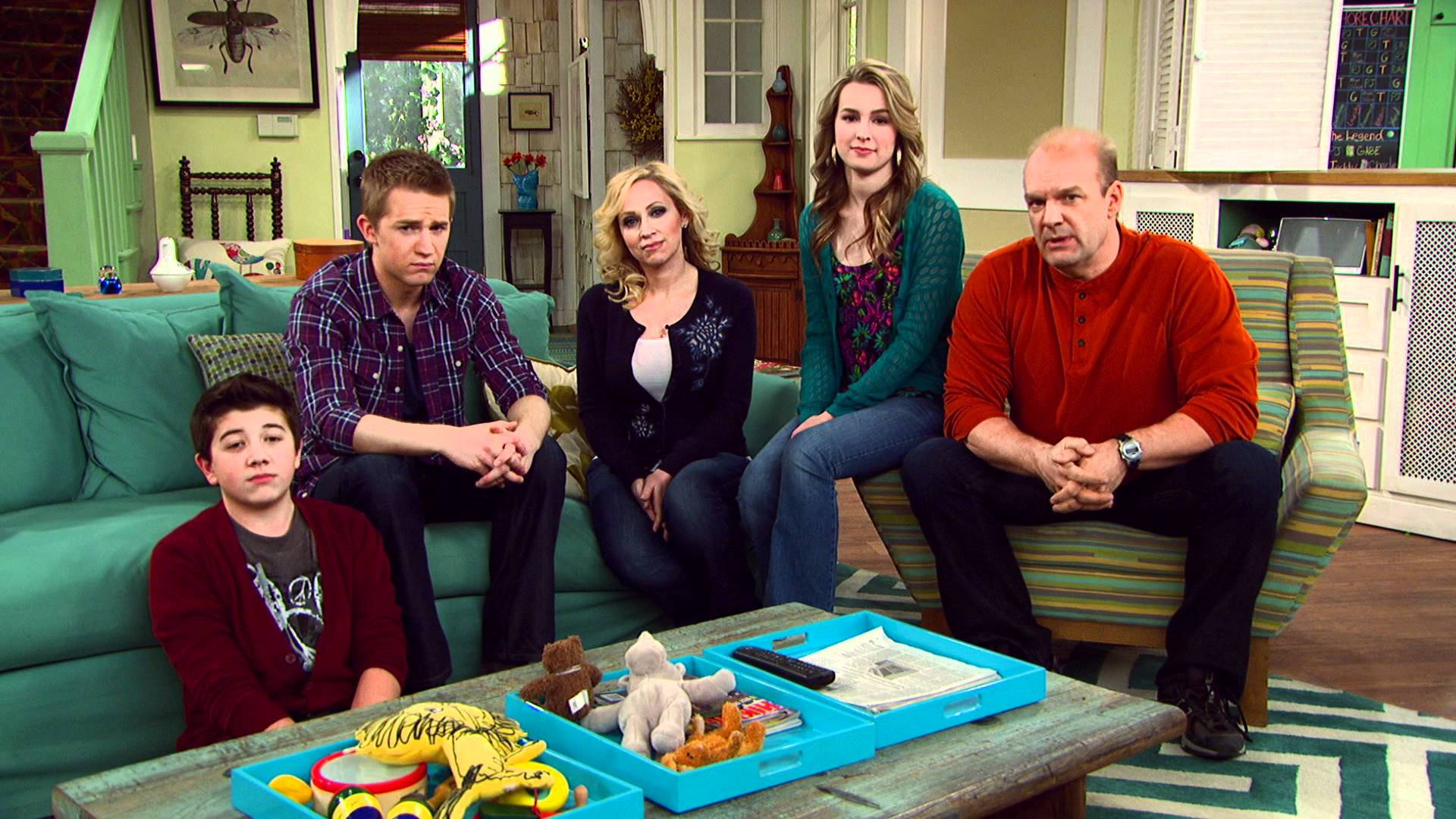 Good Luck Charlie Candid Background