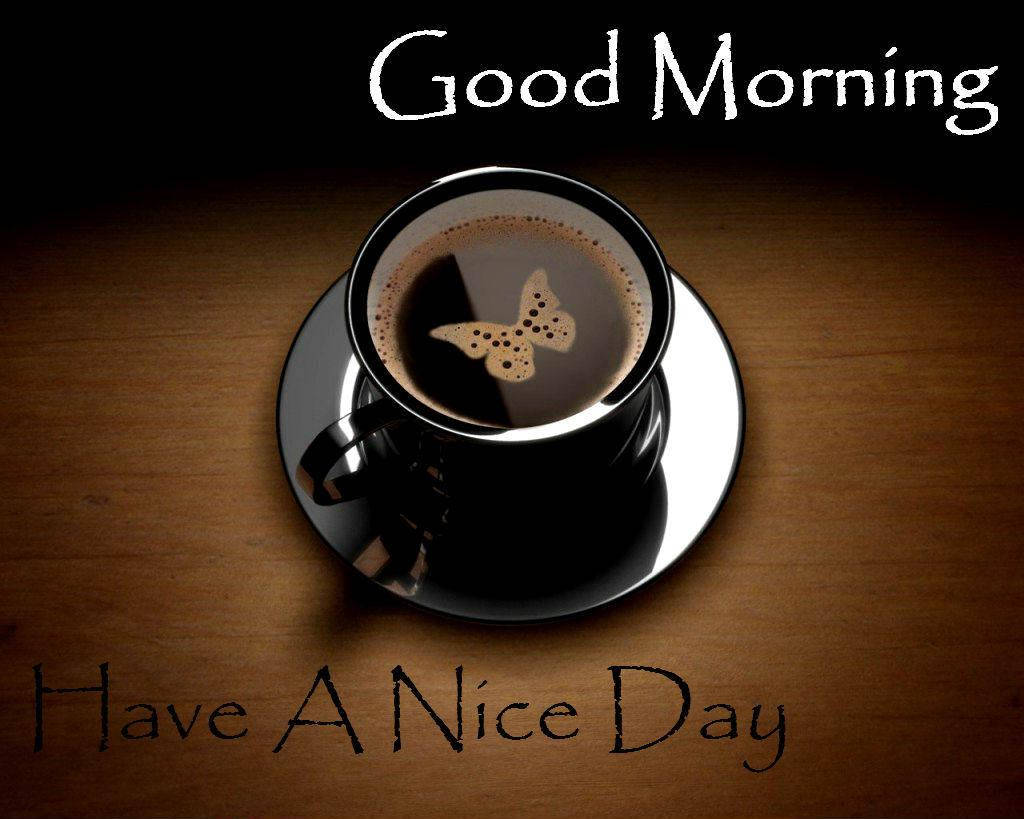 Good Morning Hd With Coffee Background