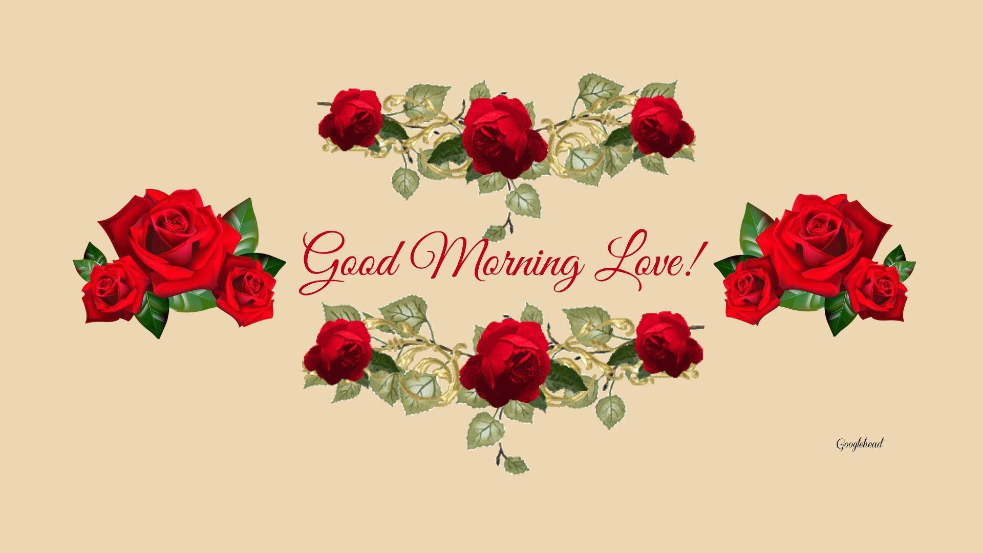 Good Morning Hd With Red Roses