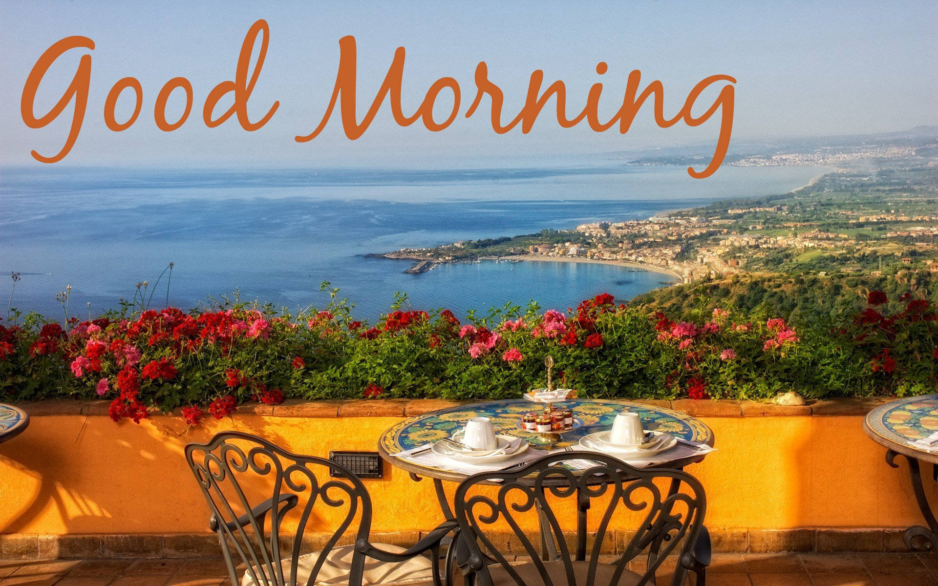 Good Morning Sicily Veranda Background