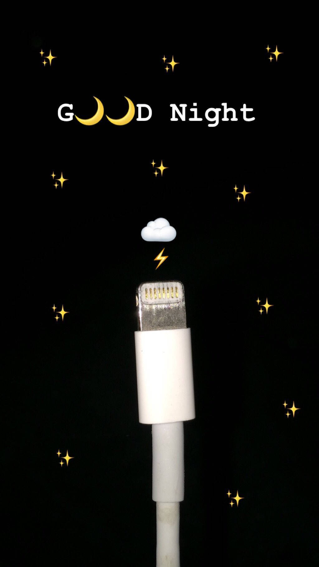 Good Night Apple Cable Background