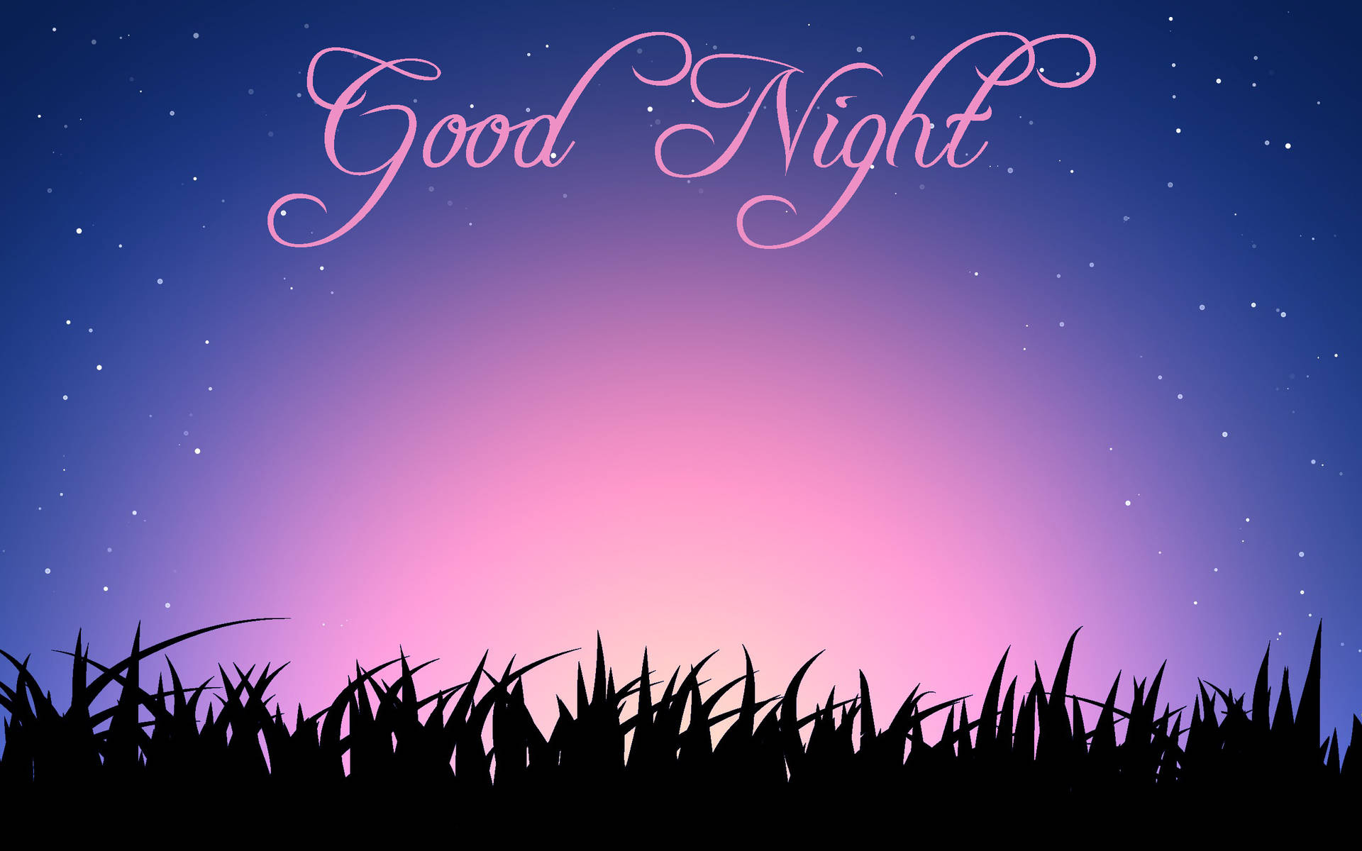 Good Night Purple Sky Background