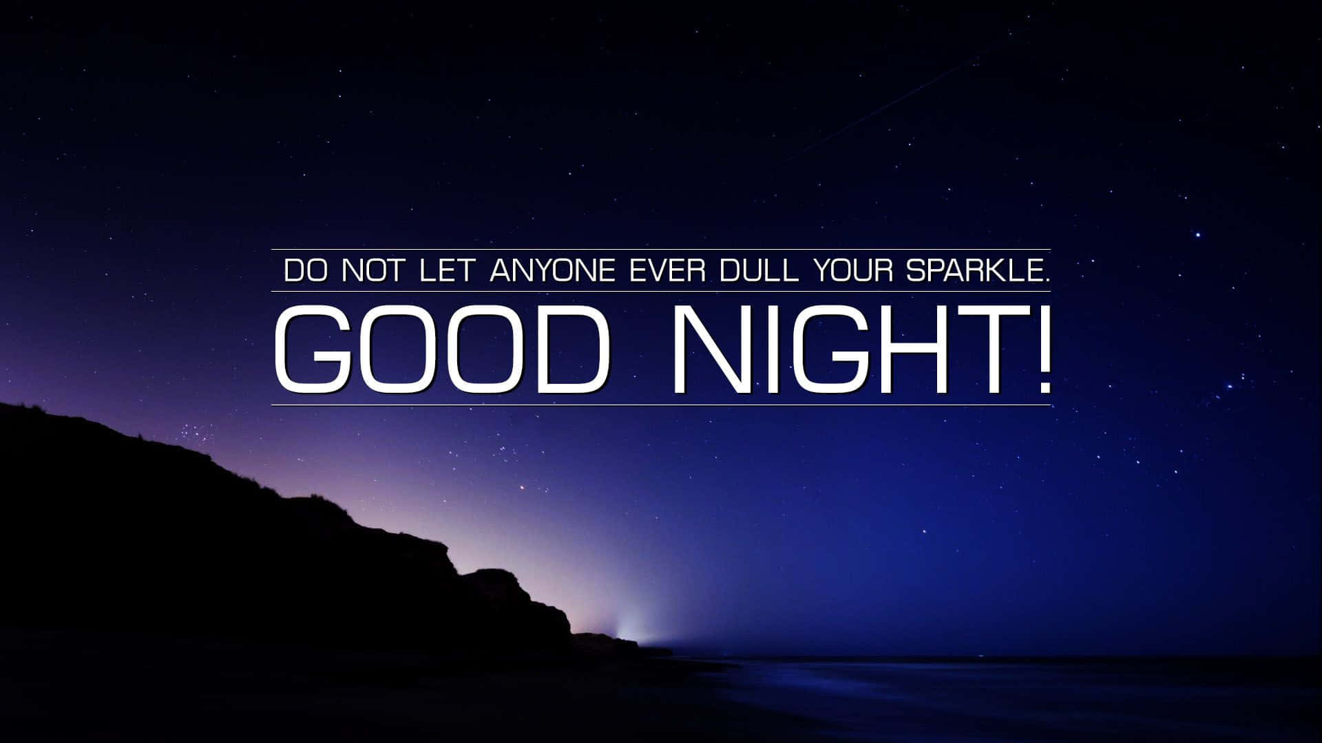 Good Night Quotes Background