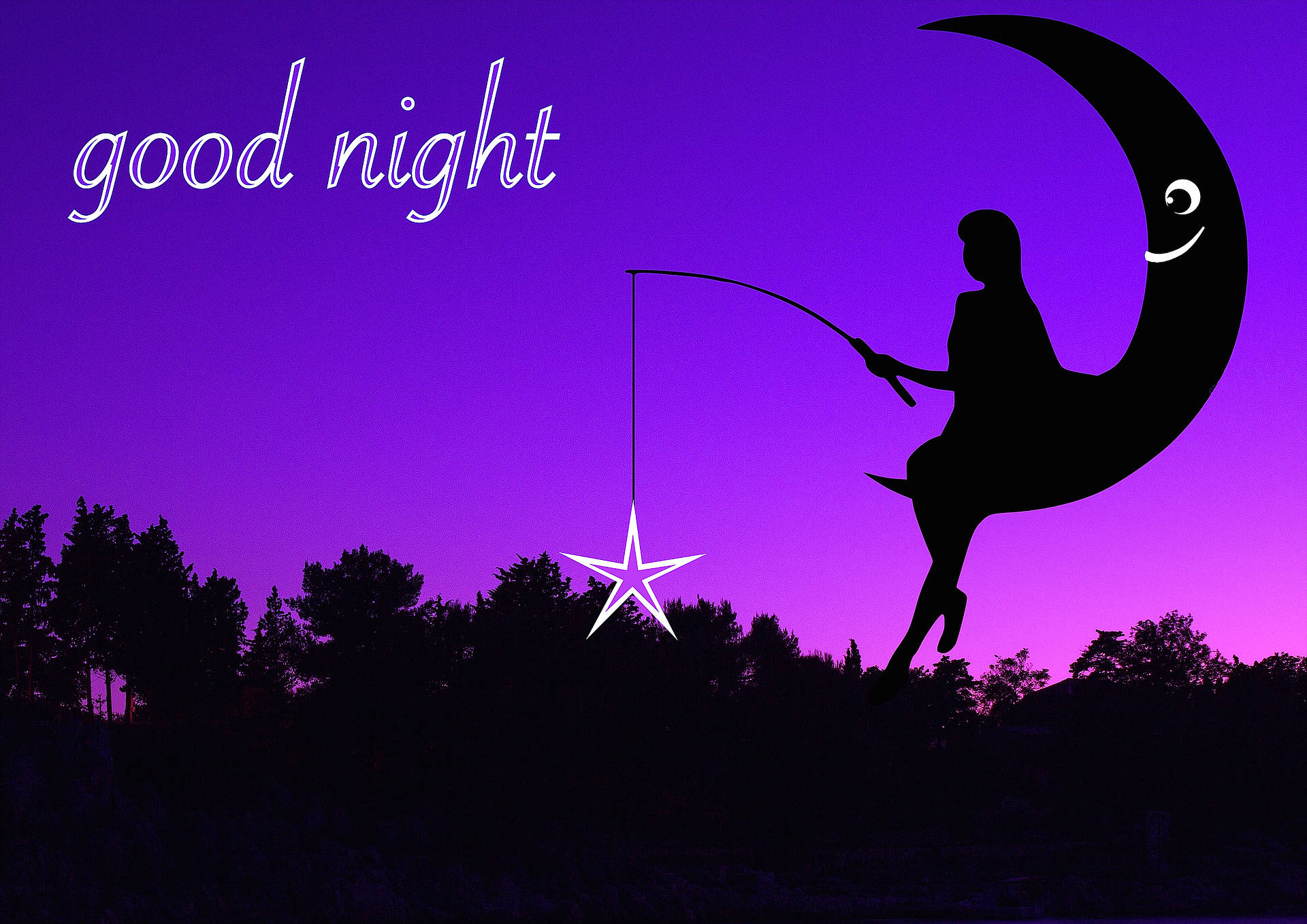 Good Night Silhouette