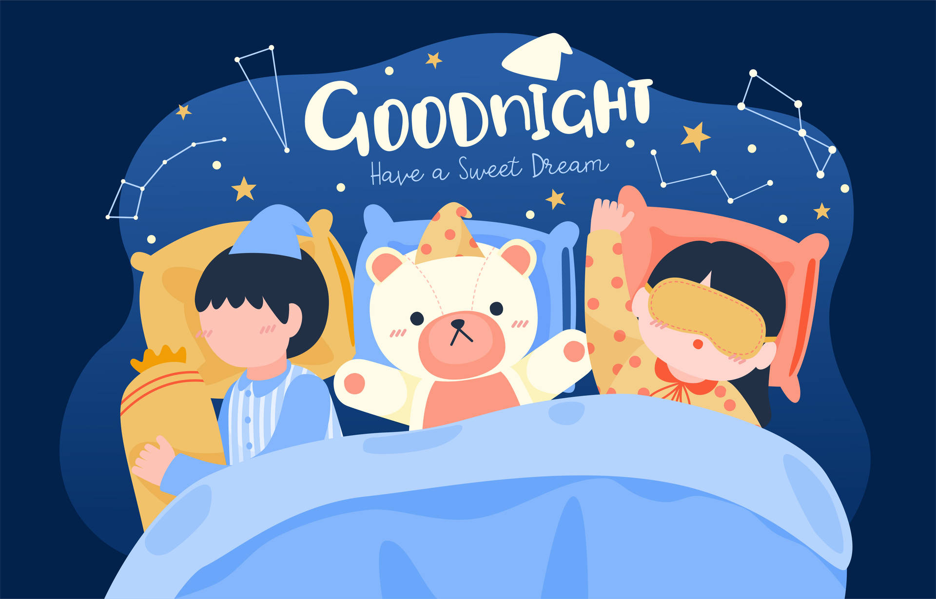 Good Night Sleep Background