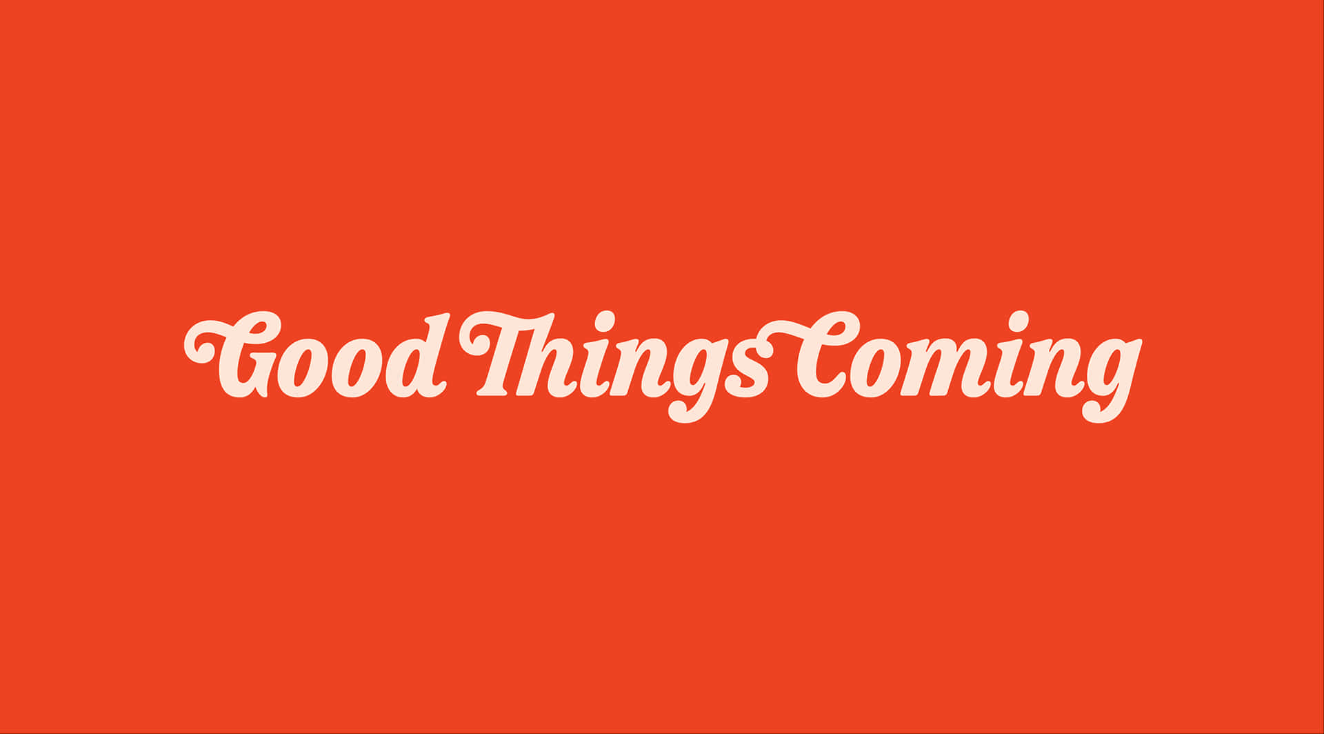 Good Things Coming Logo