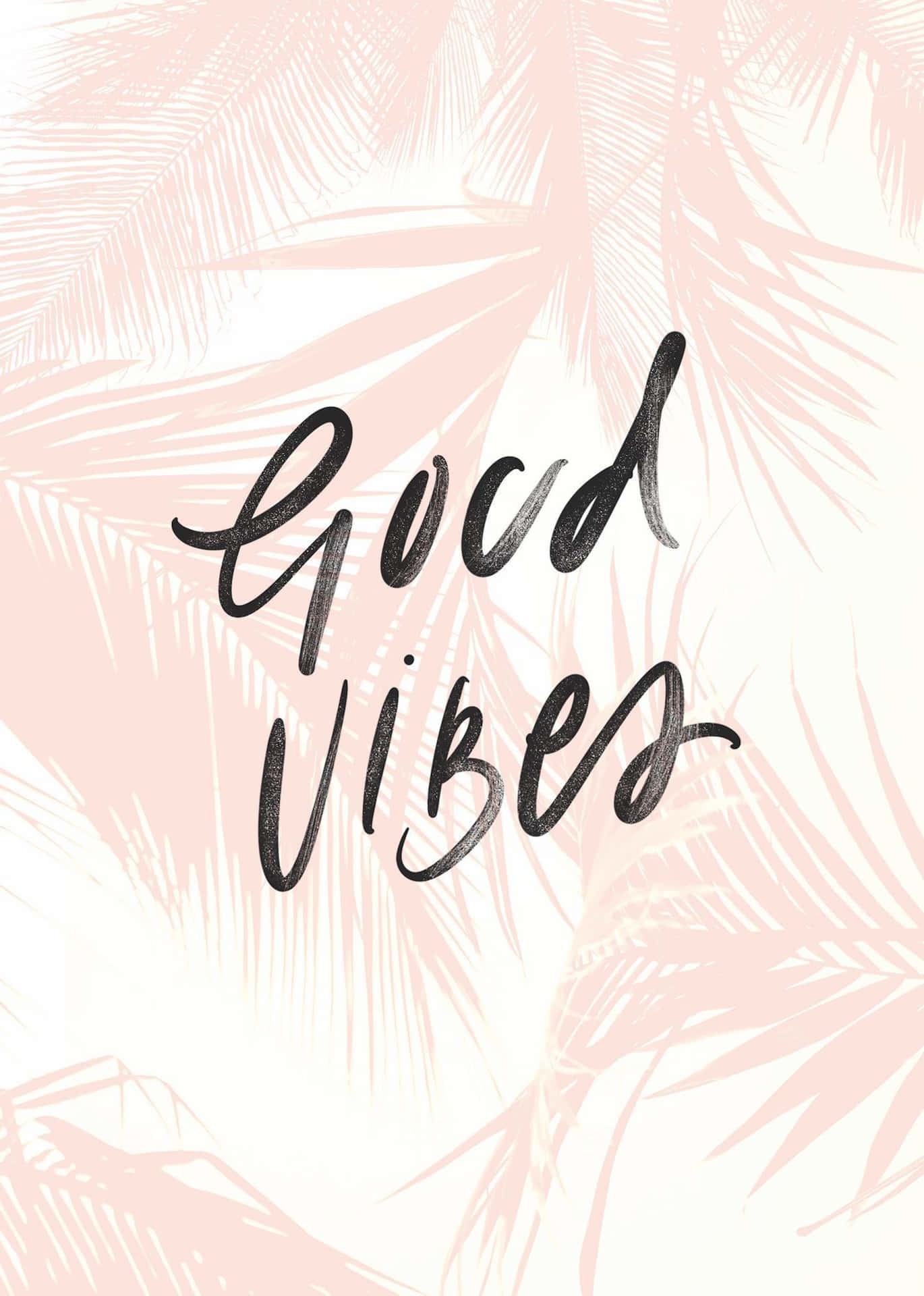 Good Vibe Tropical Summer Aesthetic Background