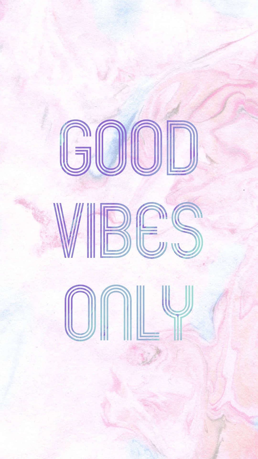 Good Vibe Typography Art Background