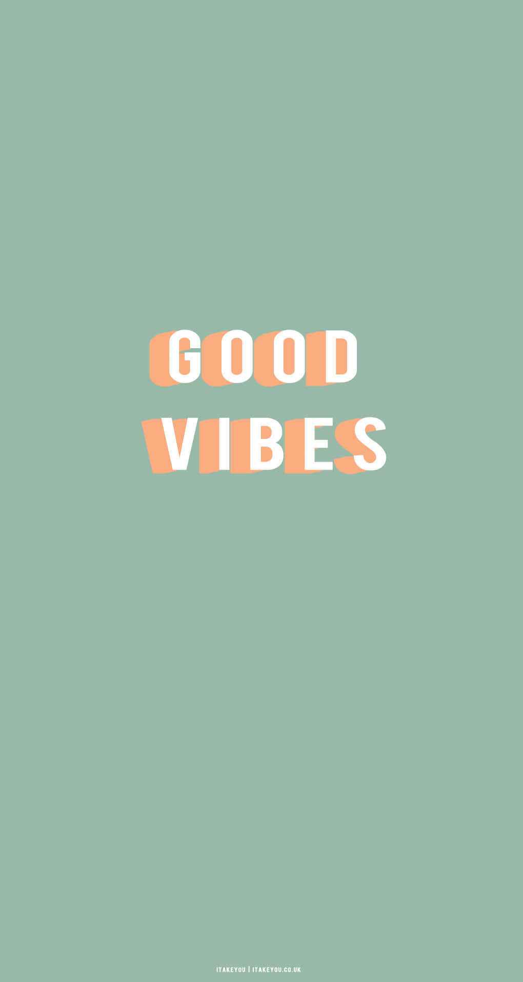 Good Vibes And Sage Aesthetic Background