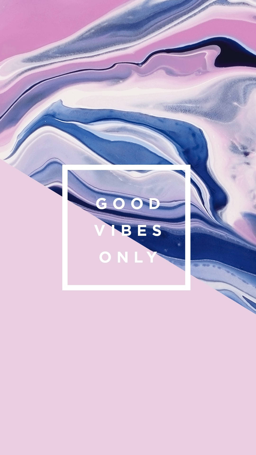 Good Vibes Only Marble Iphone Background