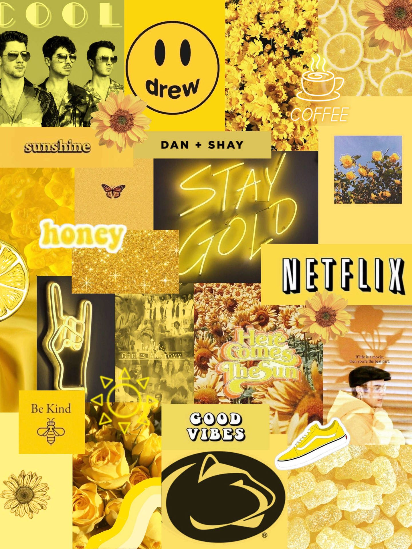 Good Vibes Yellow Aesthetic Vibes