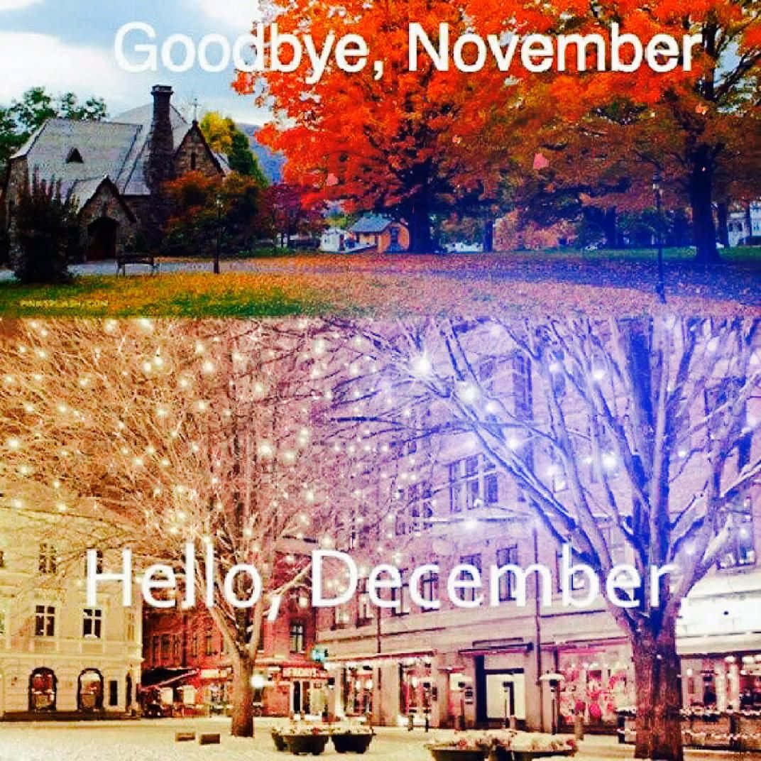 Goodbye November, Hello December Background