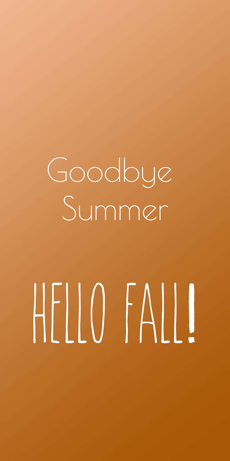 Goodbye Summer Hello Fall Graphic Background