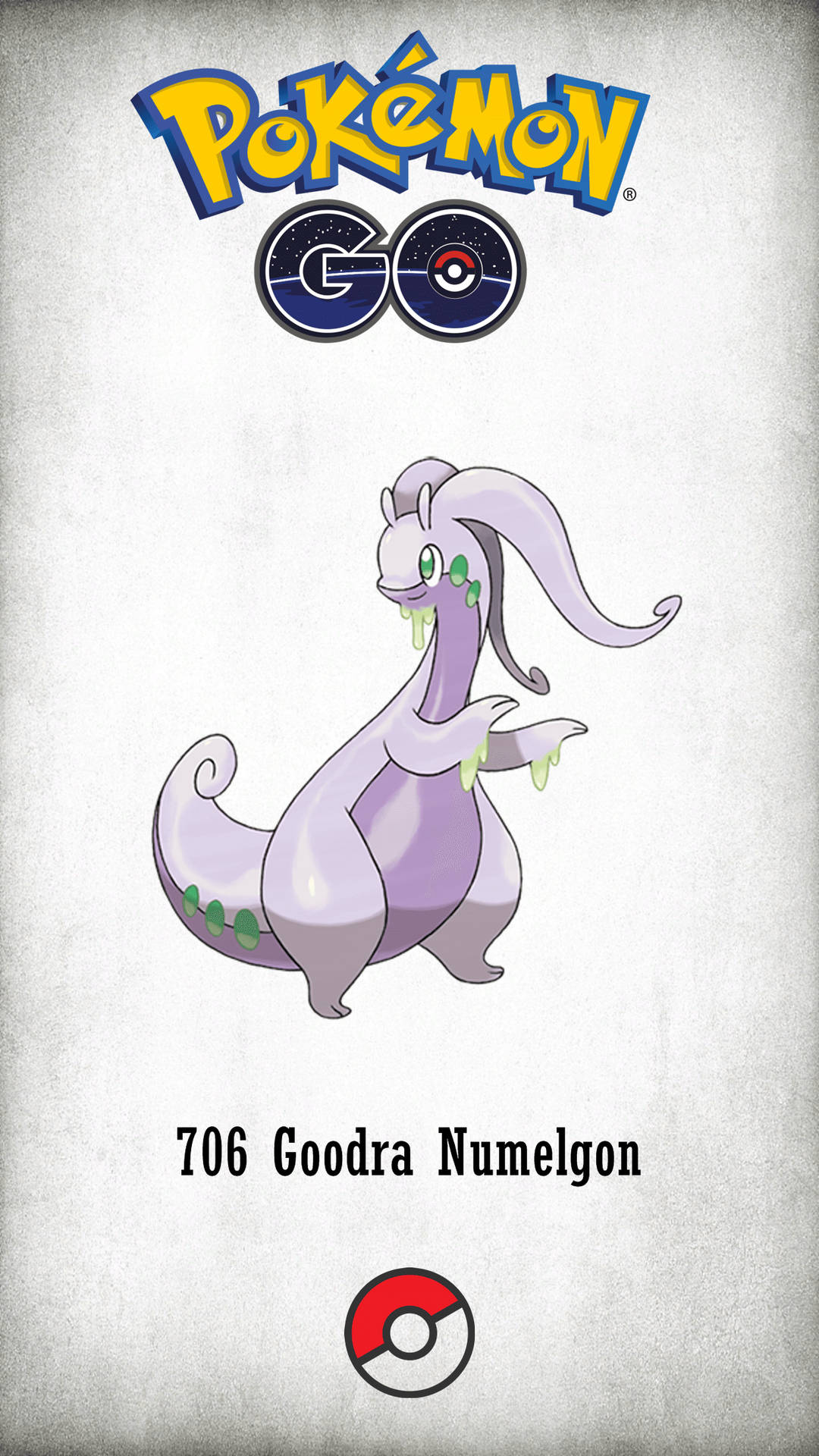 Goodra On Pokemon Go Background