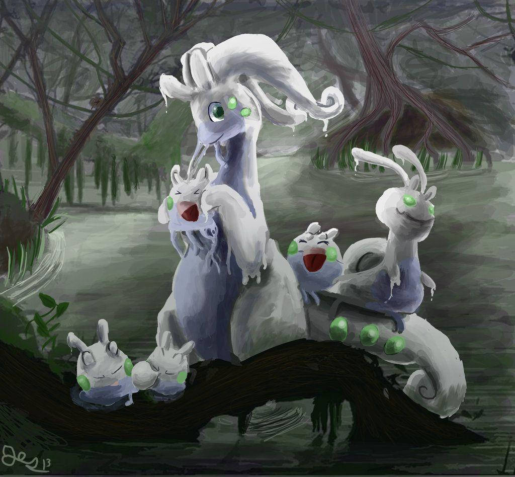 Goodra Pokemon Evolution Background