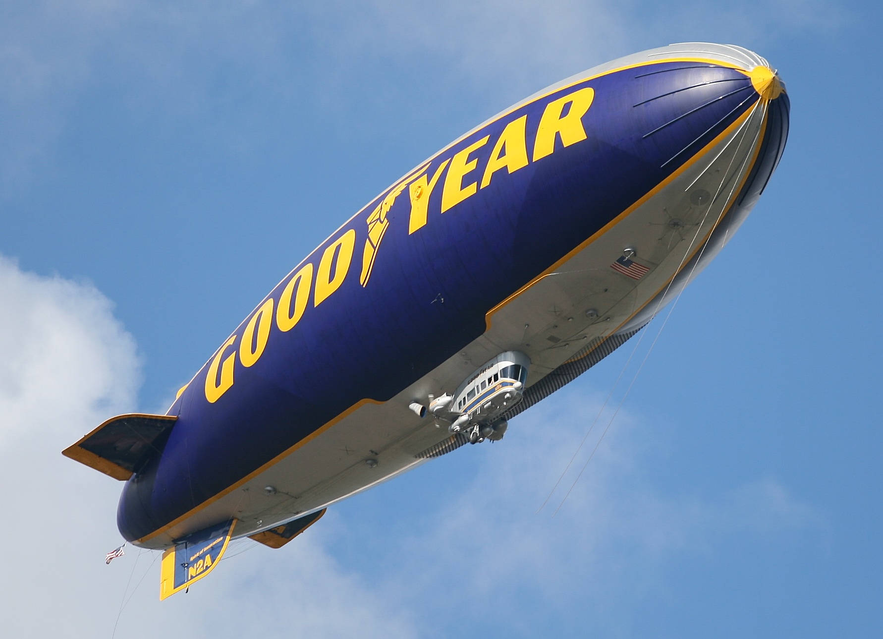 Goodyear Aerospace Blimp Background