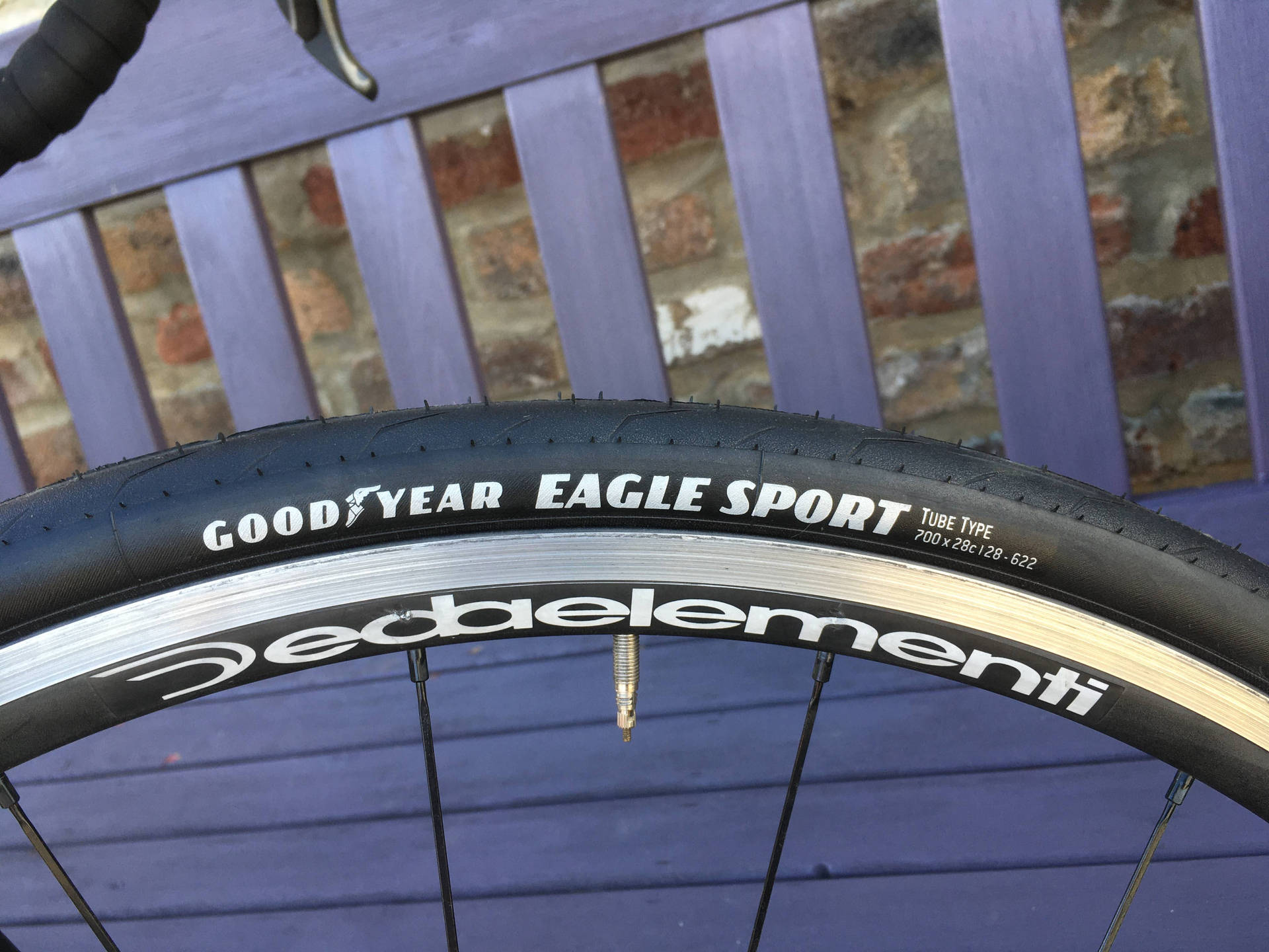 Goodyear Tube Type Bike Tire Background