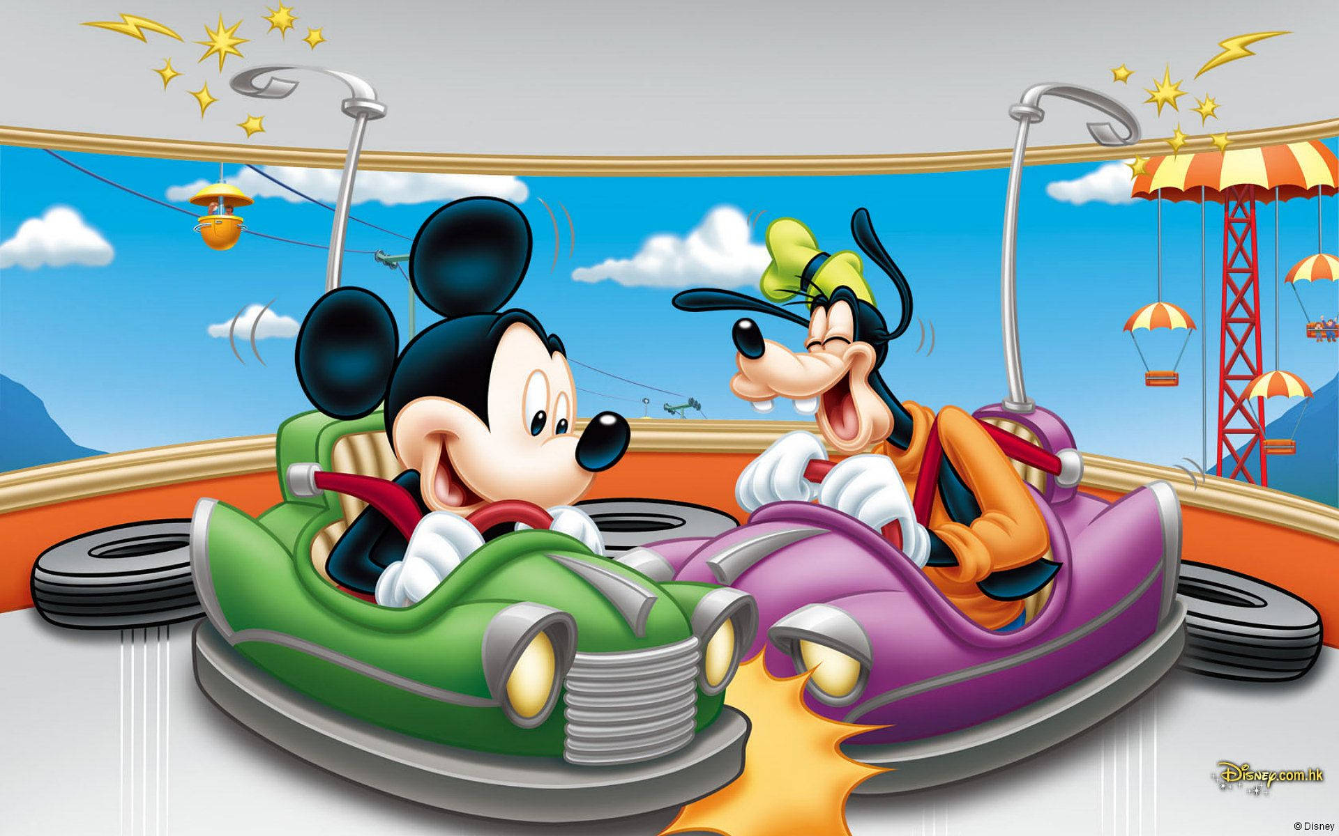 Goofy And Mickey Mouse Disney Background