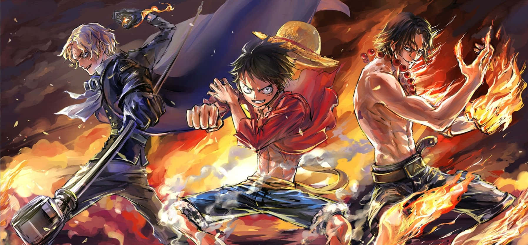 Google Anime Flaming One Piece