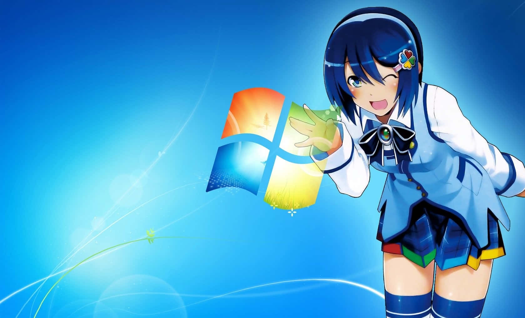 Google Anime Girl Windows Background