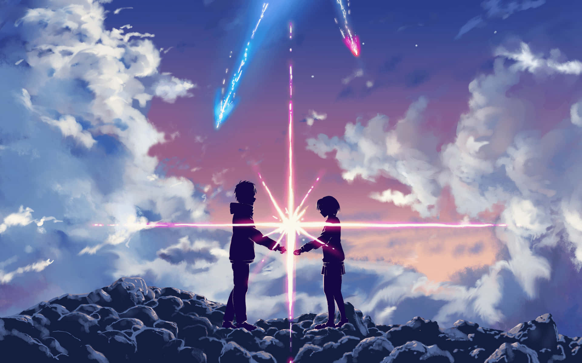 Google Anime Taki Meeting Mitsuha Background