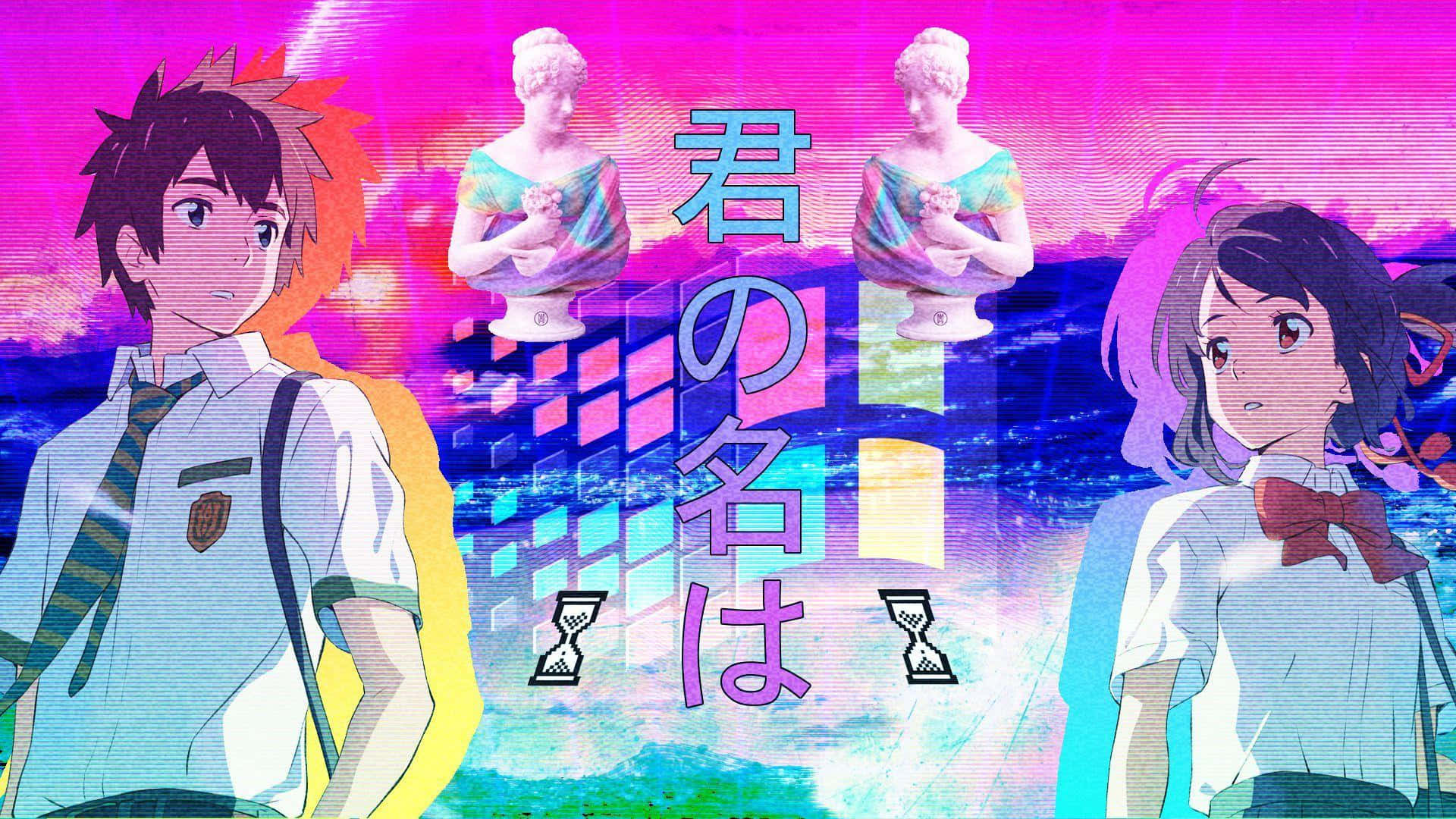 Google Anime Taki Mitsuha Background