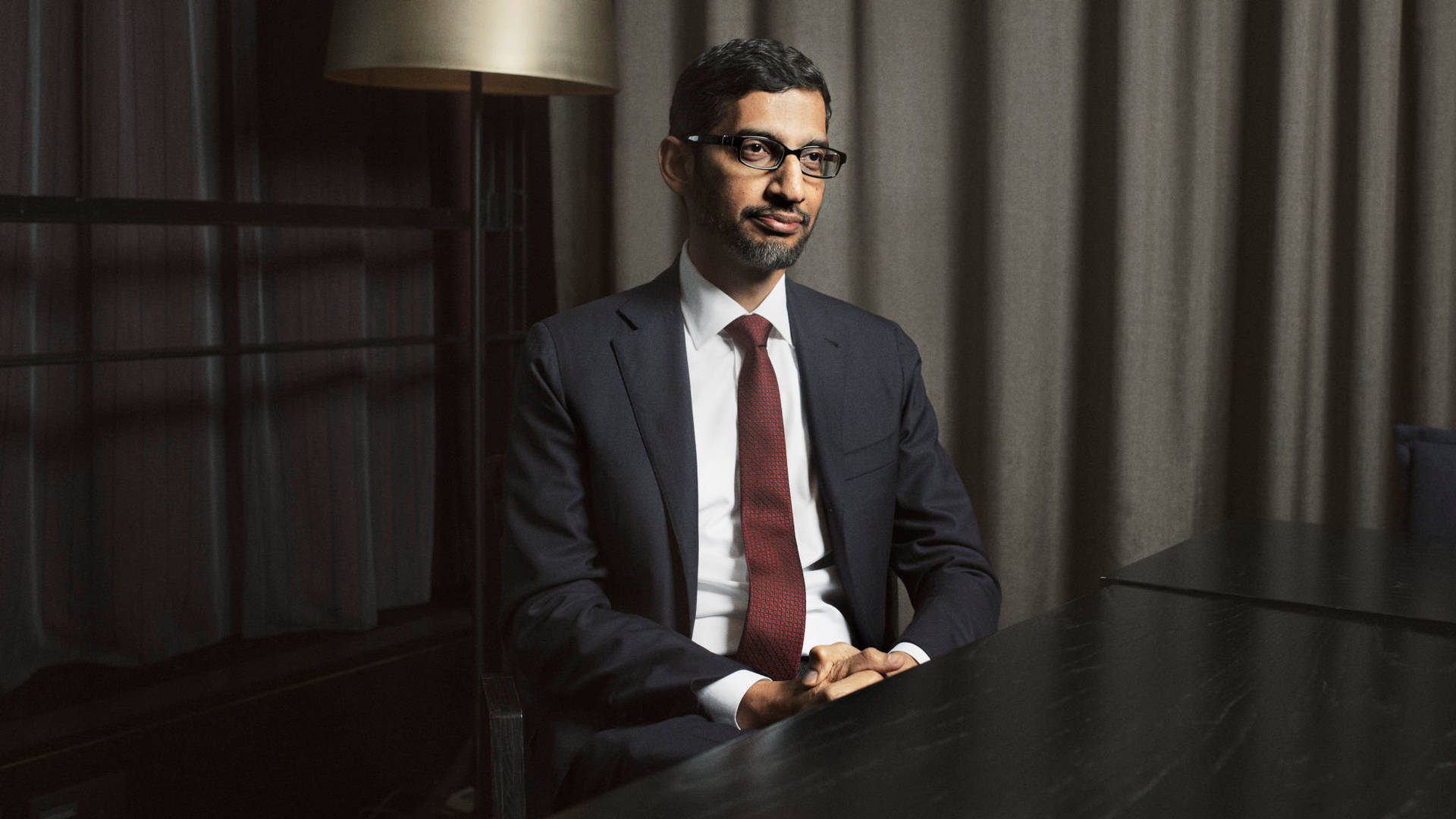 Google Ceo Sundar Pichai At His Office