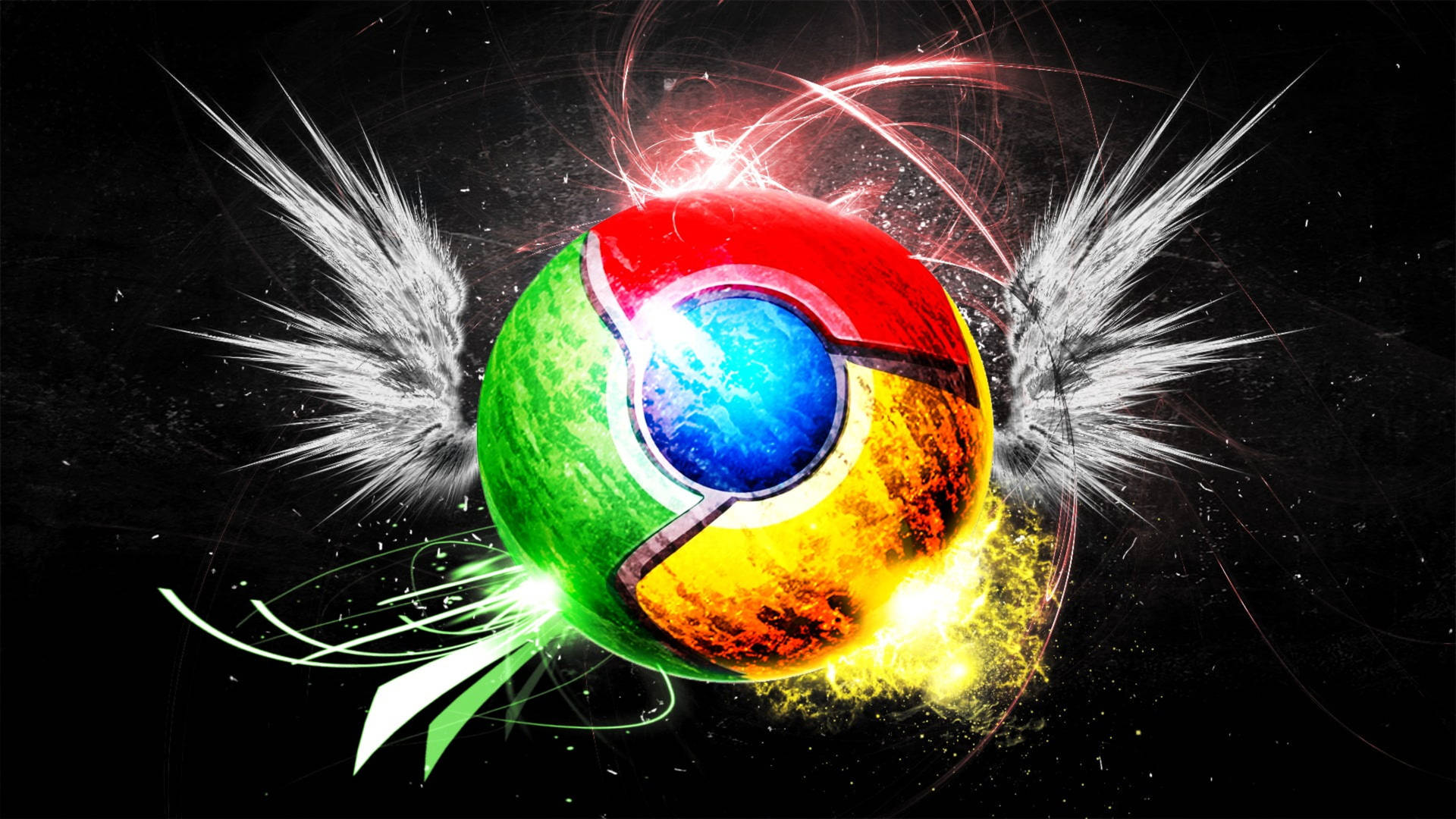 Google Chrome Fantasy Art Background