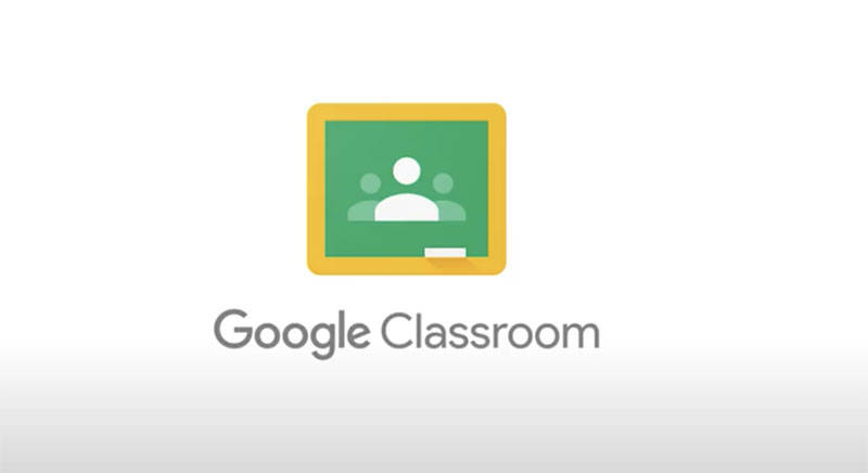 Google Classroom In Gradient White Background Background