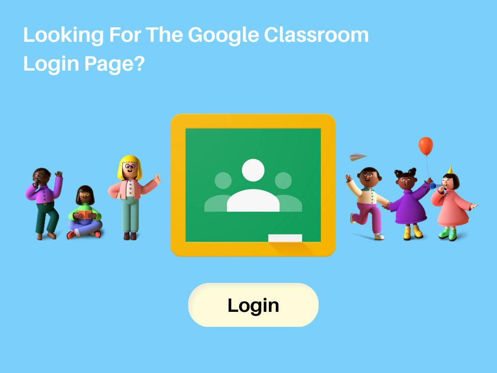 Google Classroom On Digital Device Background