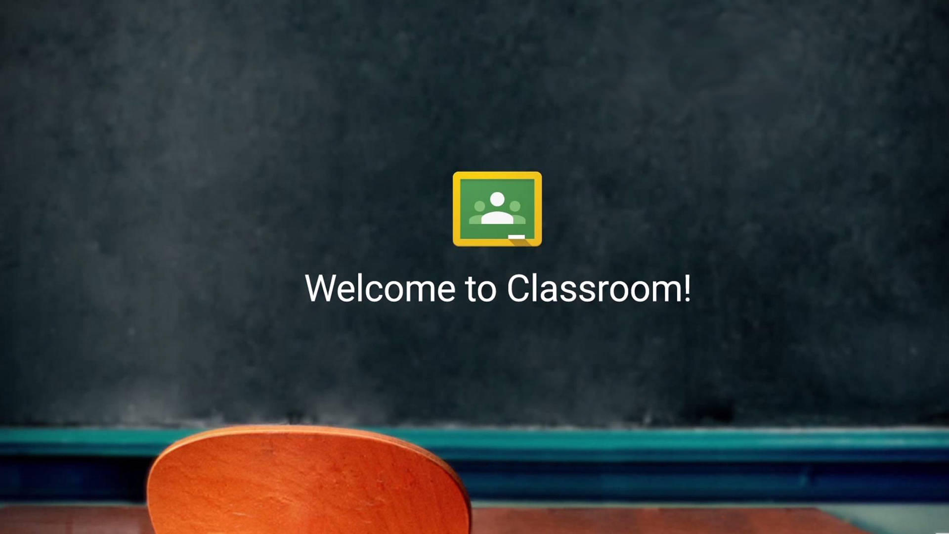 Google Classroom Welcome Message Background