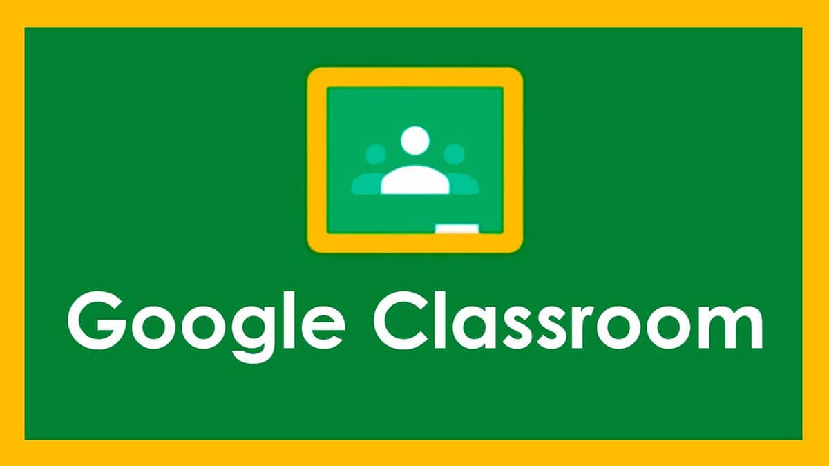 Google Classroom With Background And Border Background