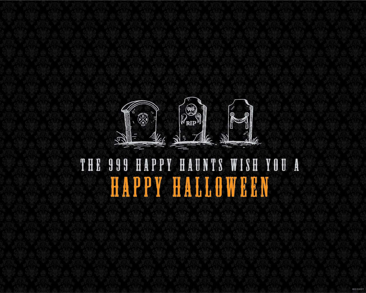 Google Desktop Halloween Tombstones Background