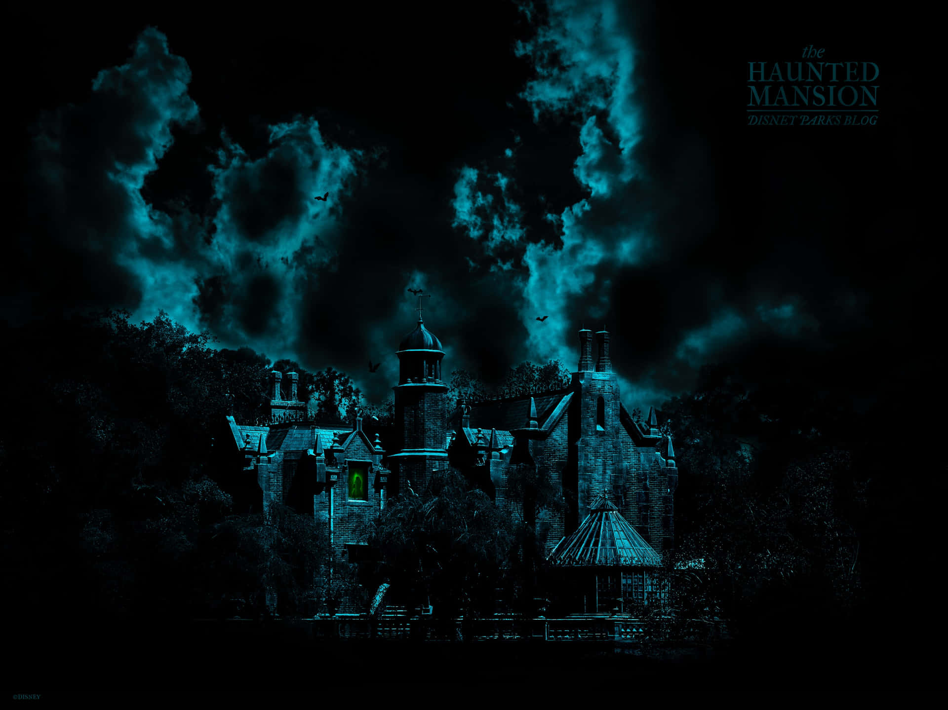 Google Desktop Haunted Mansion Background