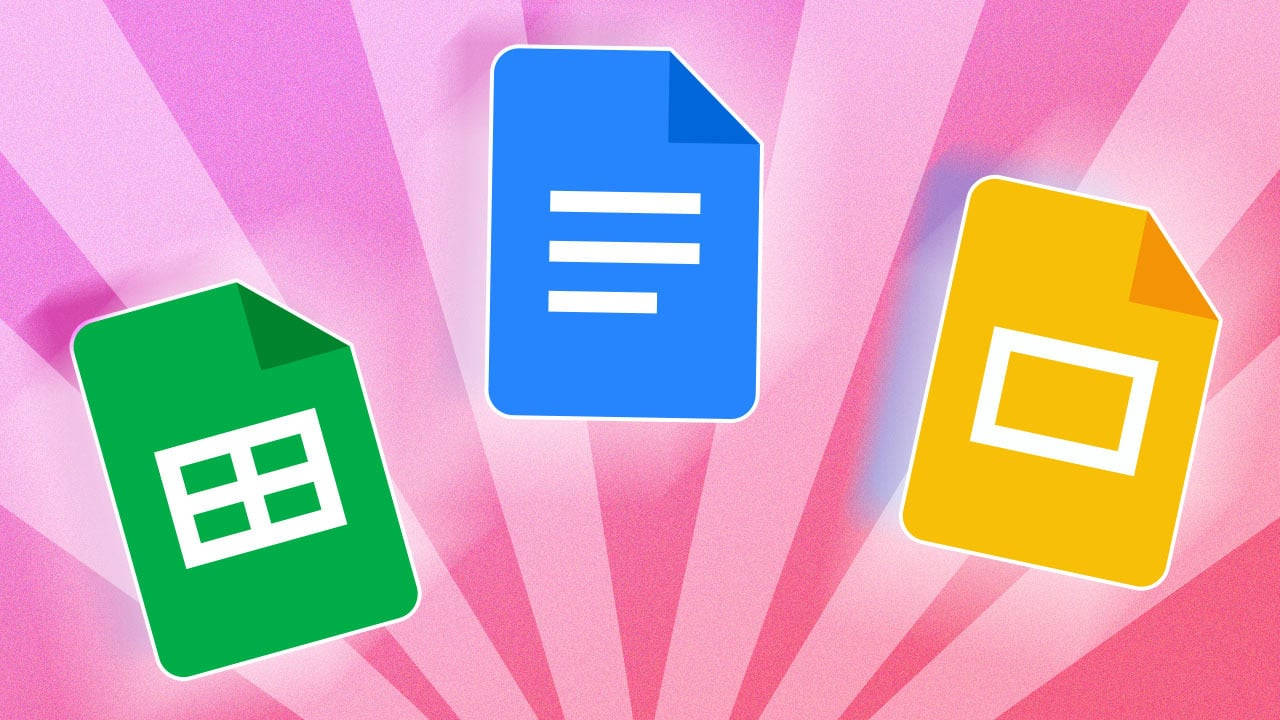 Google Docs With Sheets And Slides Background