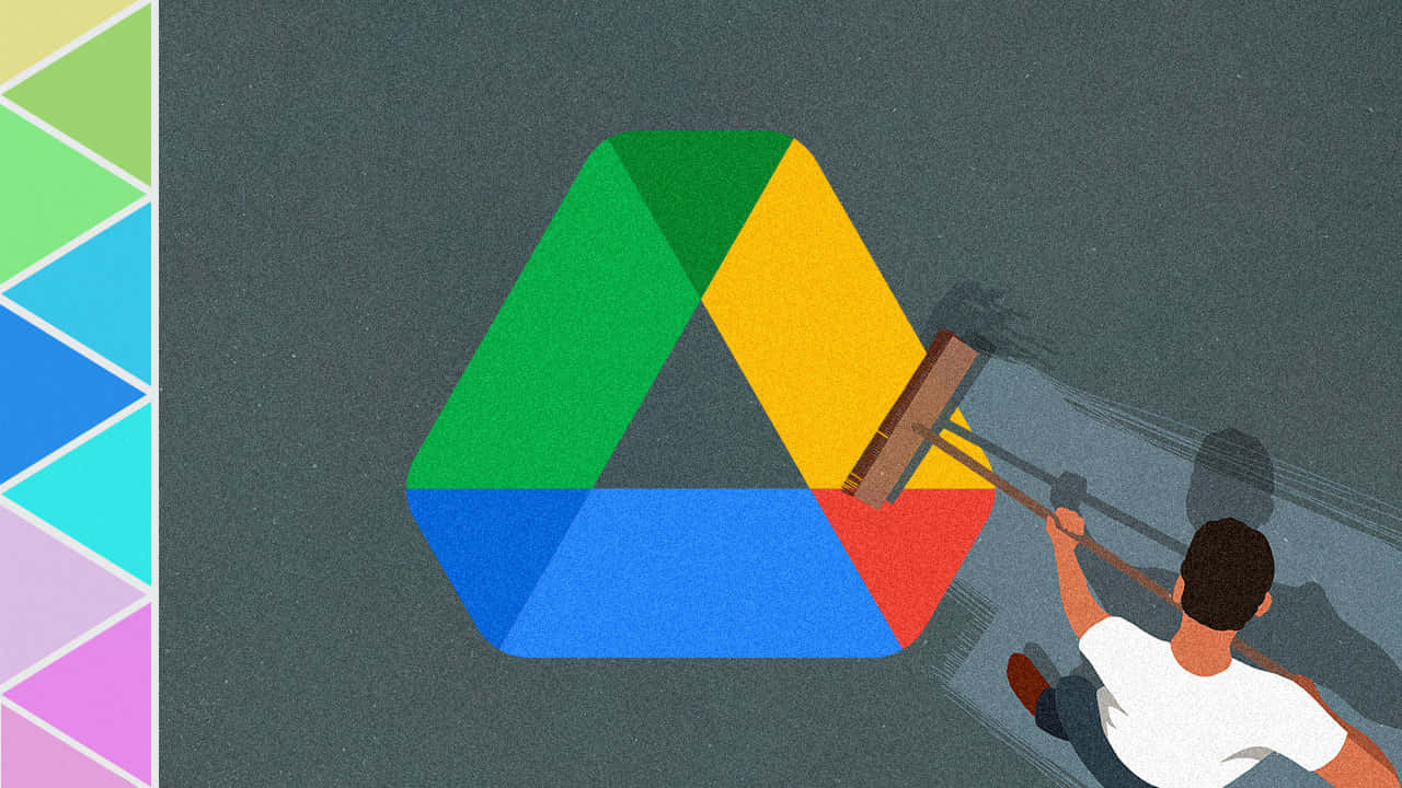 Google Drive Being Cleaned By Man