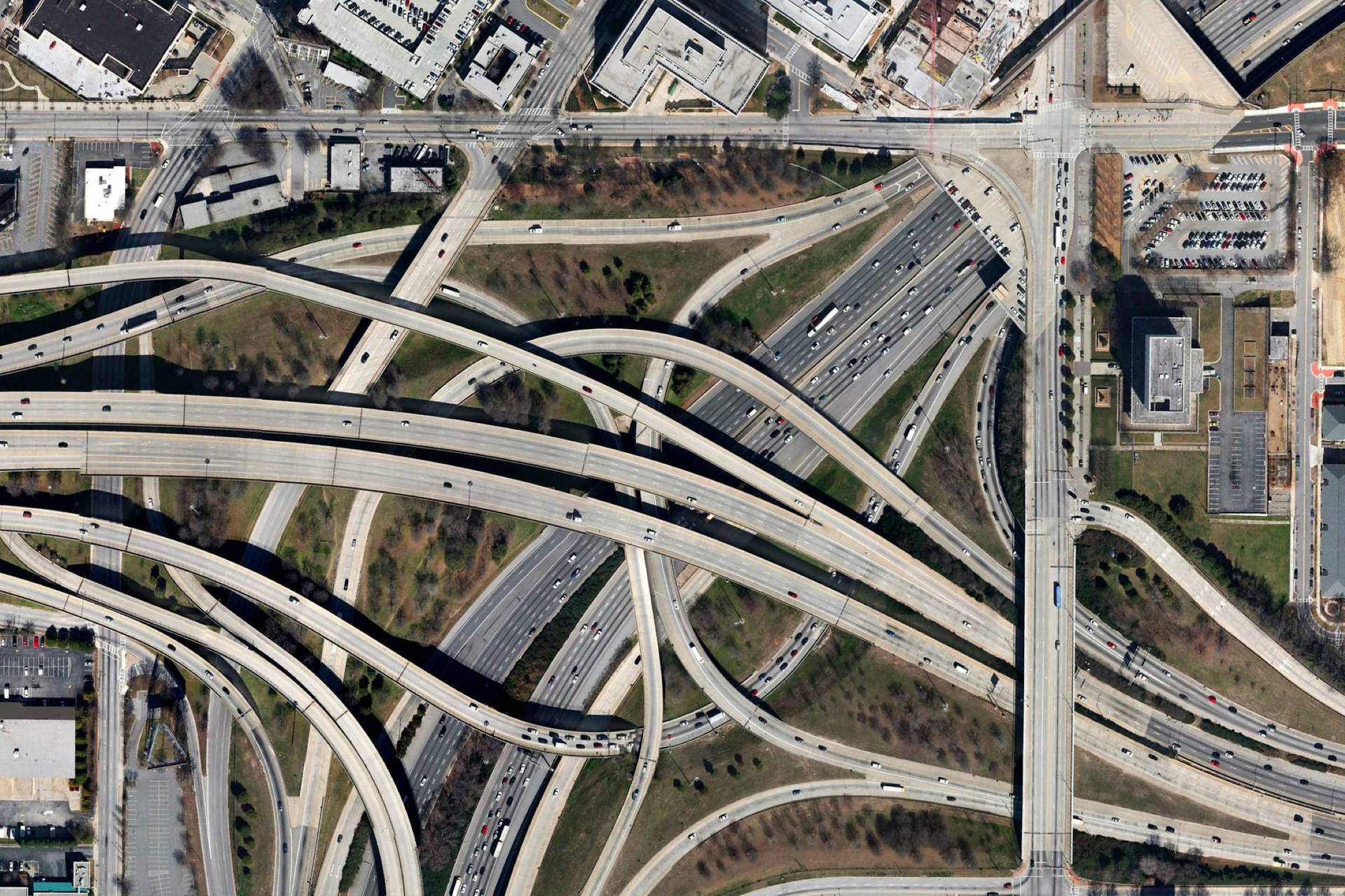 Google Earth Atlanta Highways Background