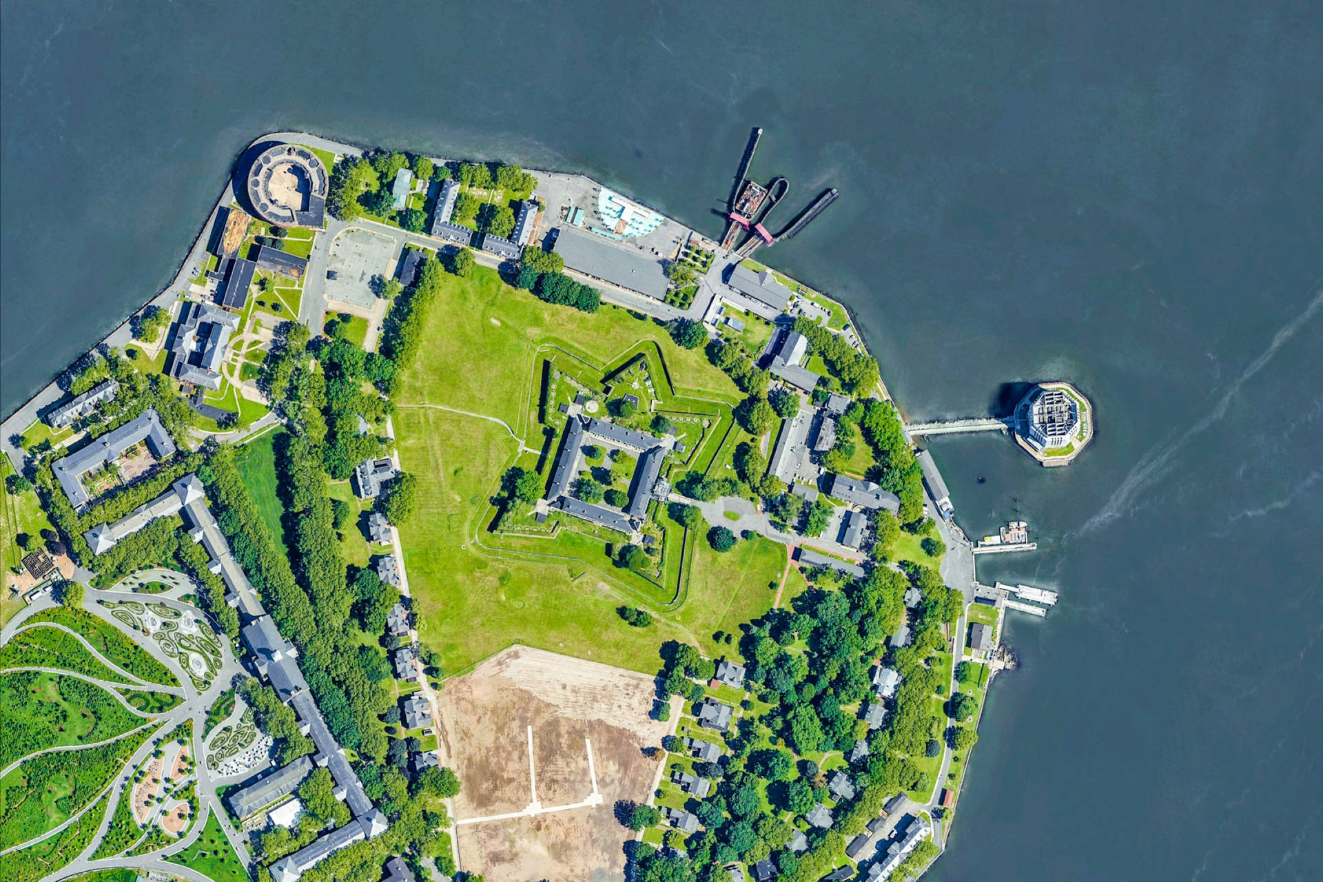 Google Earth Governors Island Nyc Background