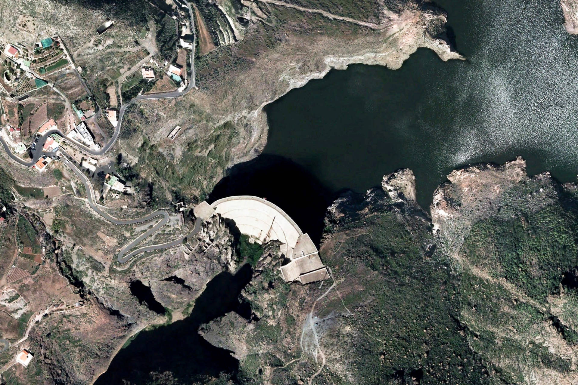 Google Earth Mogan Dam Spain Background