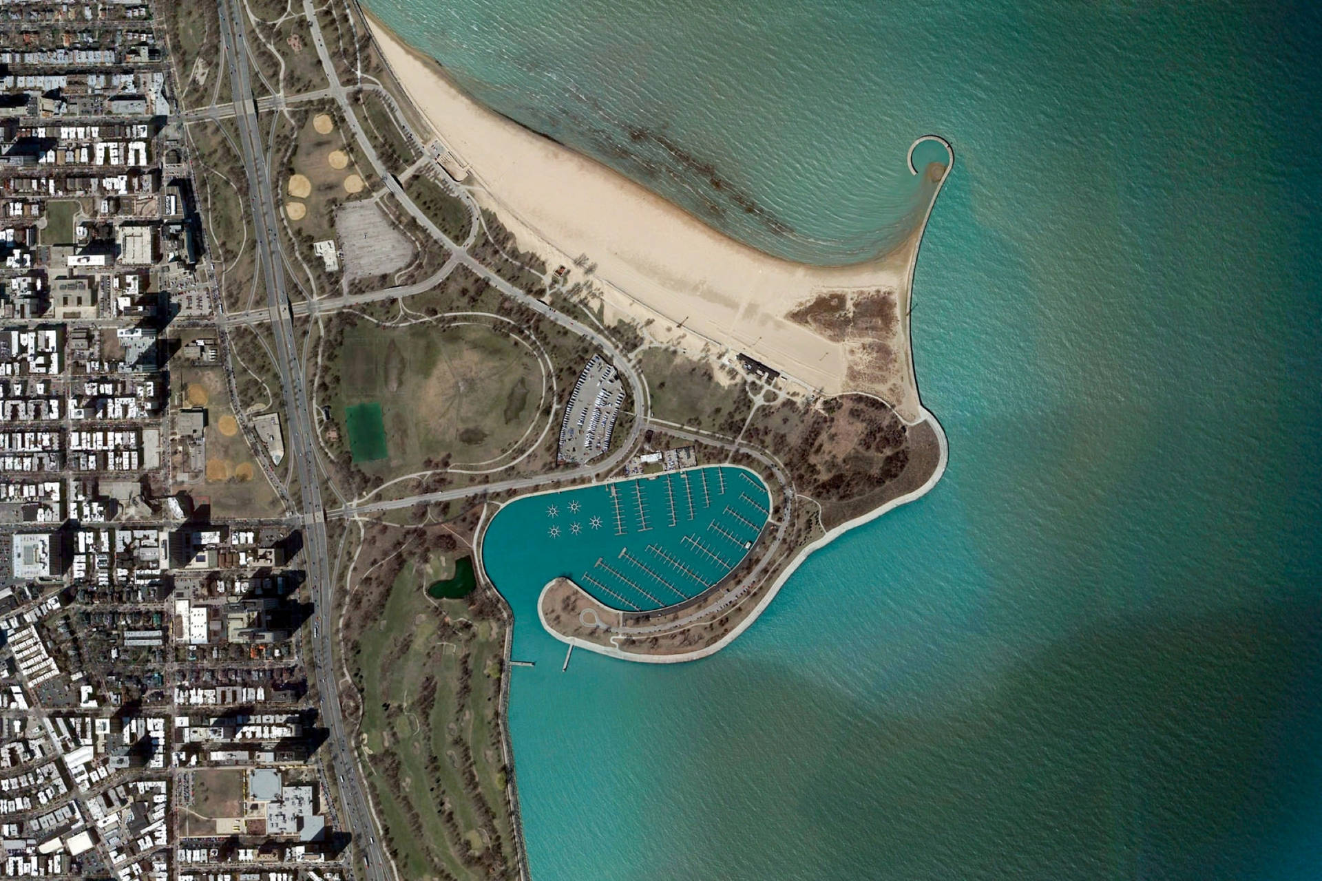 Google Earth Montrose Chicago U.s. Background