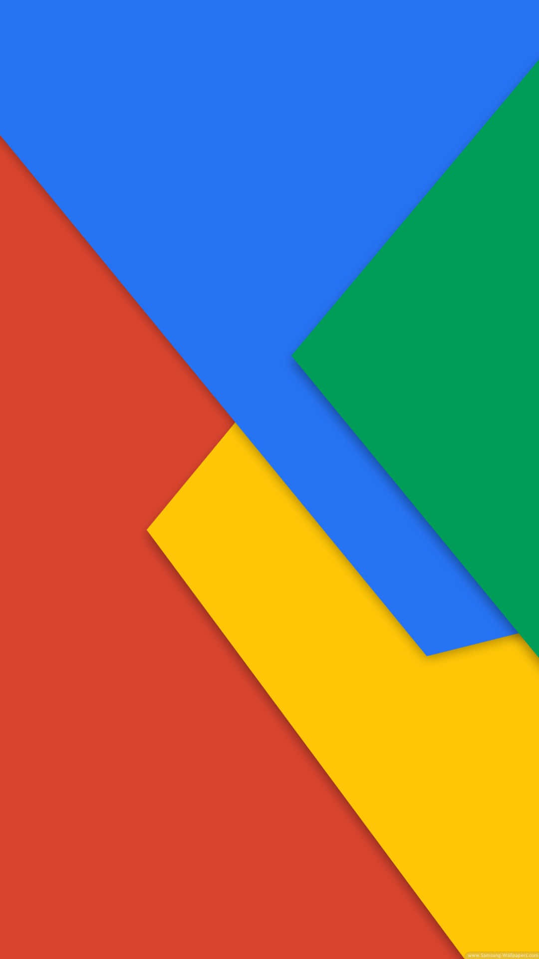 Google Logo With A Colorful Background