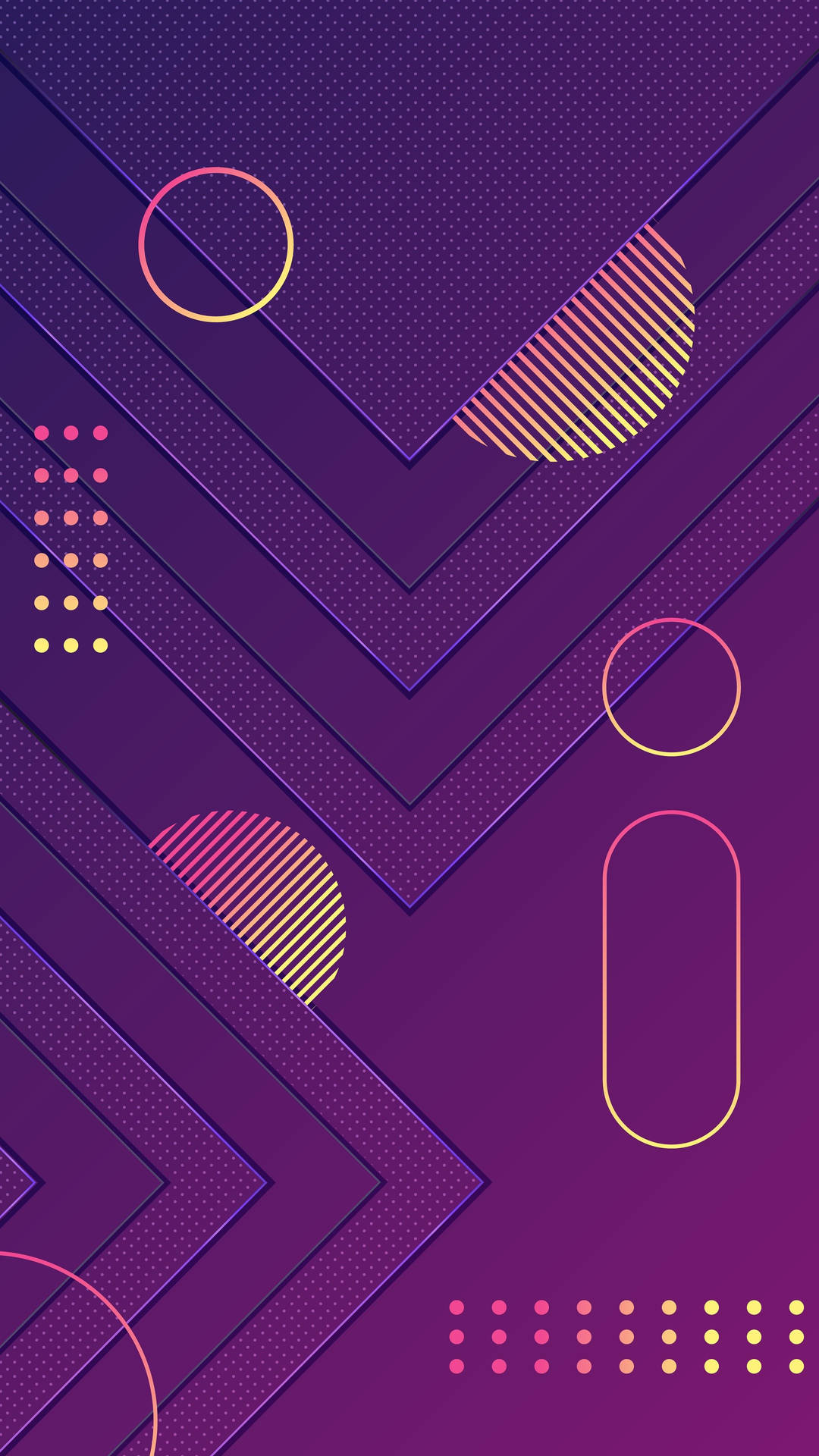 Google Pixel 4k Purple Patterns Background