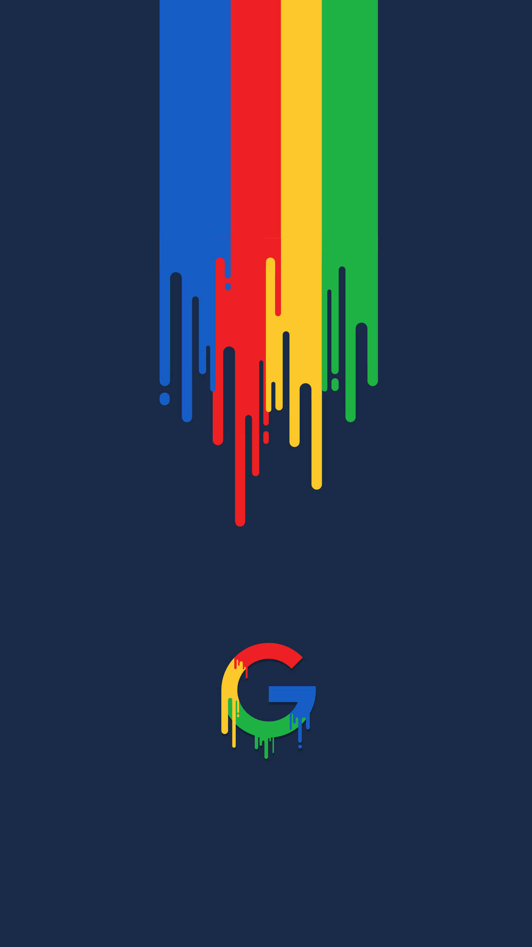 Google Pixel 5 Paint Drip Art Background