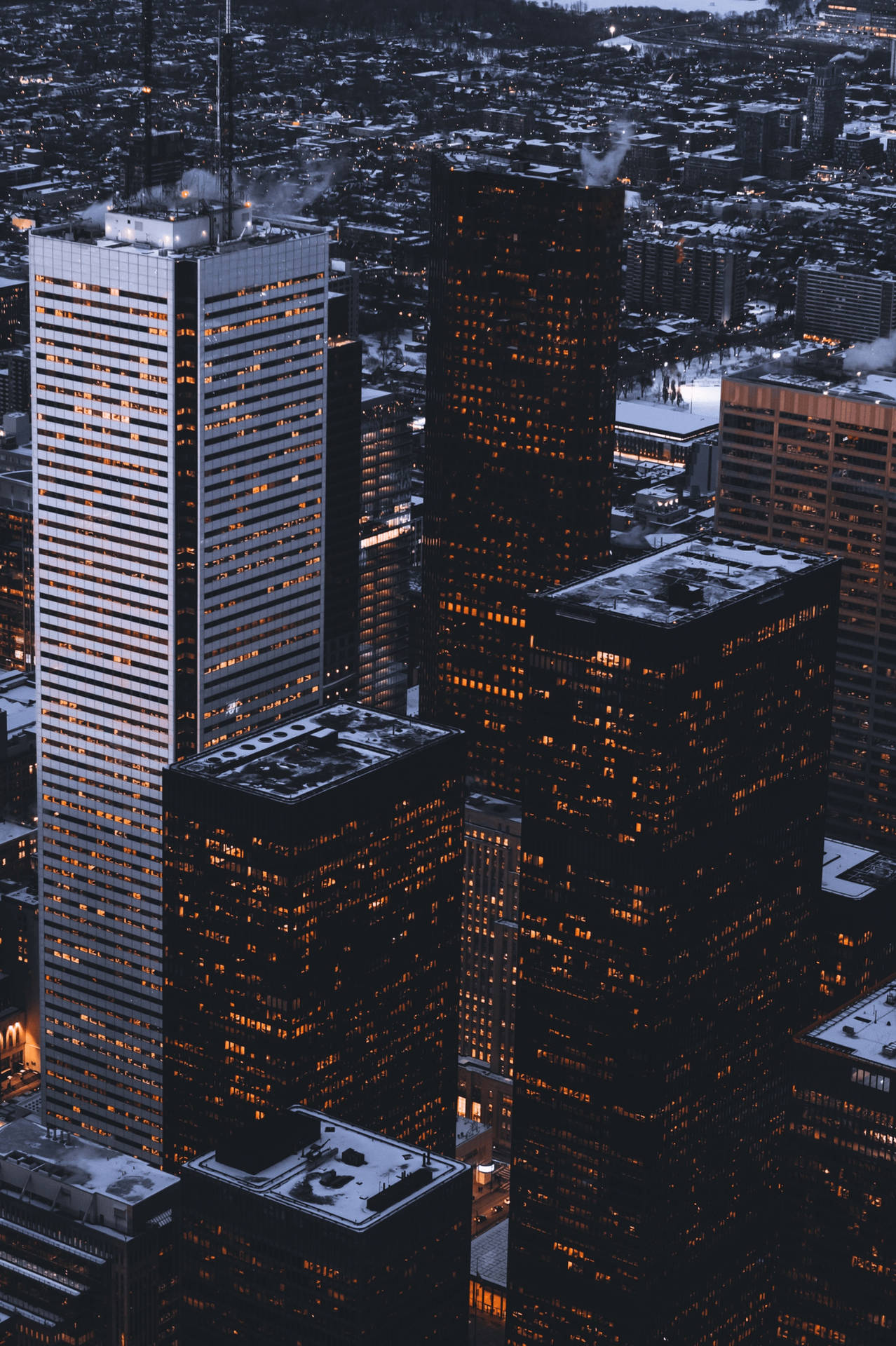 Google Pixel City Buildings Light