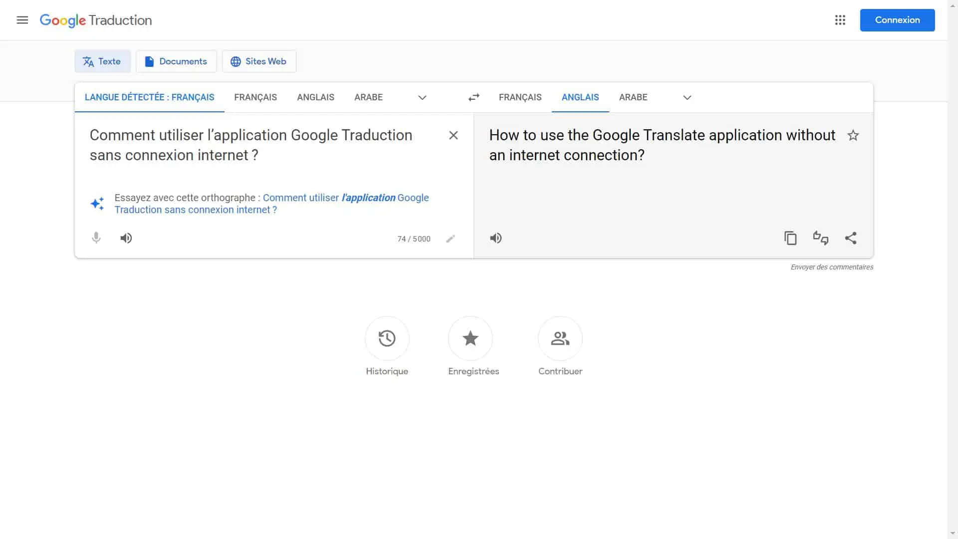 Google Traduction Without Internet Background
